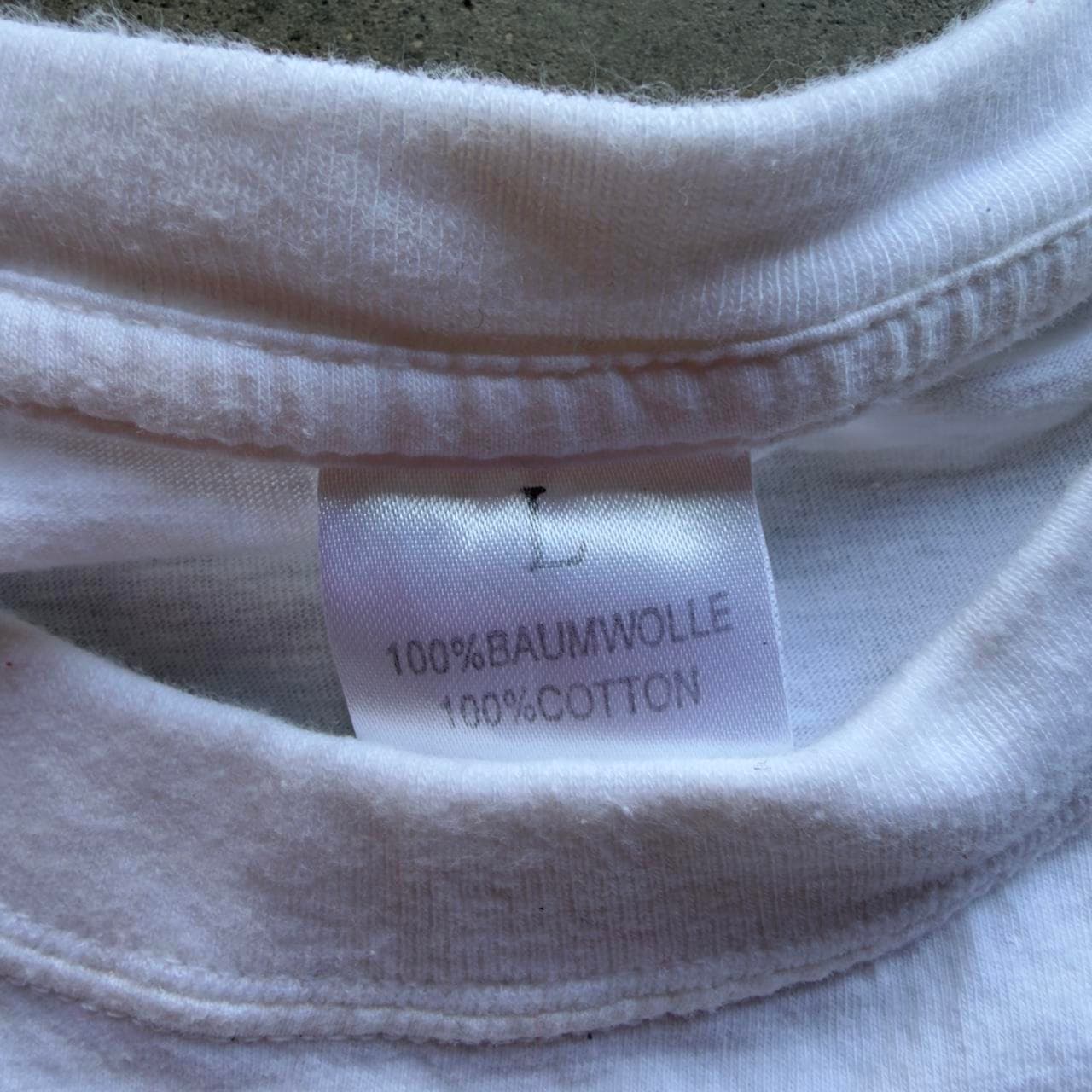 Super Rare 90s Blank White Tee - GRAIL - Thumbnail 3