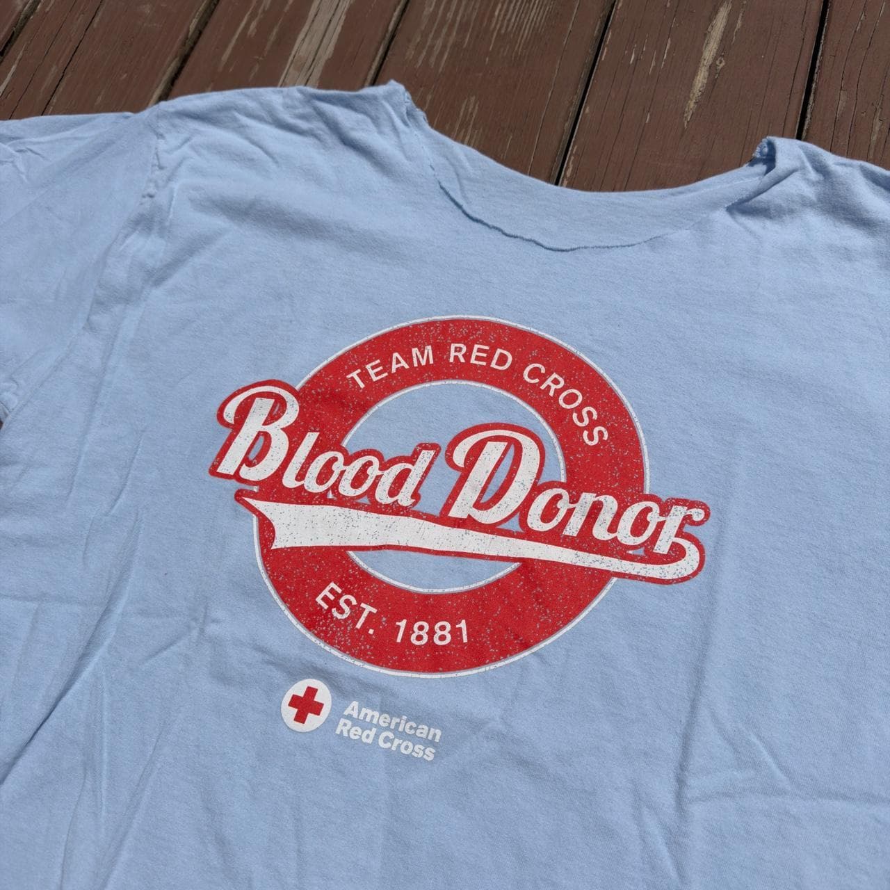 Super Rare 90s American Red Cross Blood Donor Graphic Tee | GRAIL - Thumbnail 2