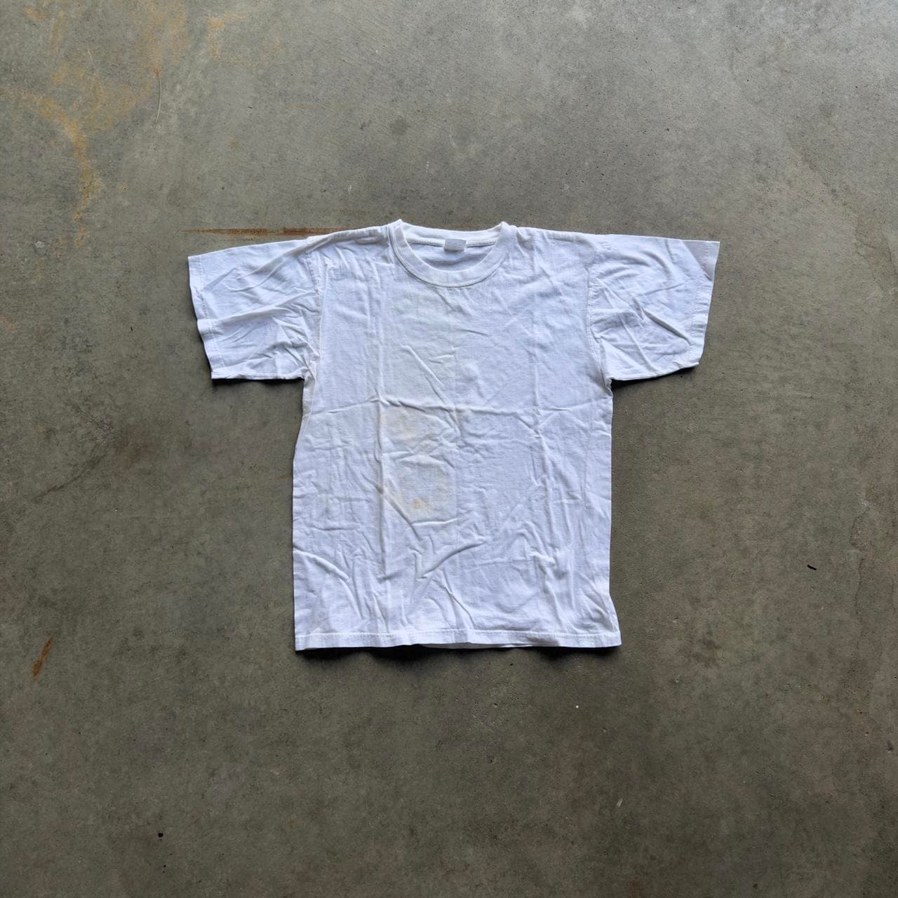 Super Rare 90s Blank White Tee - GRAIL