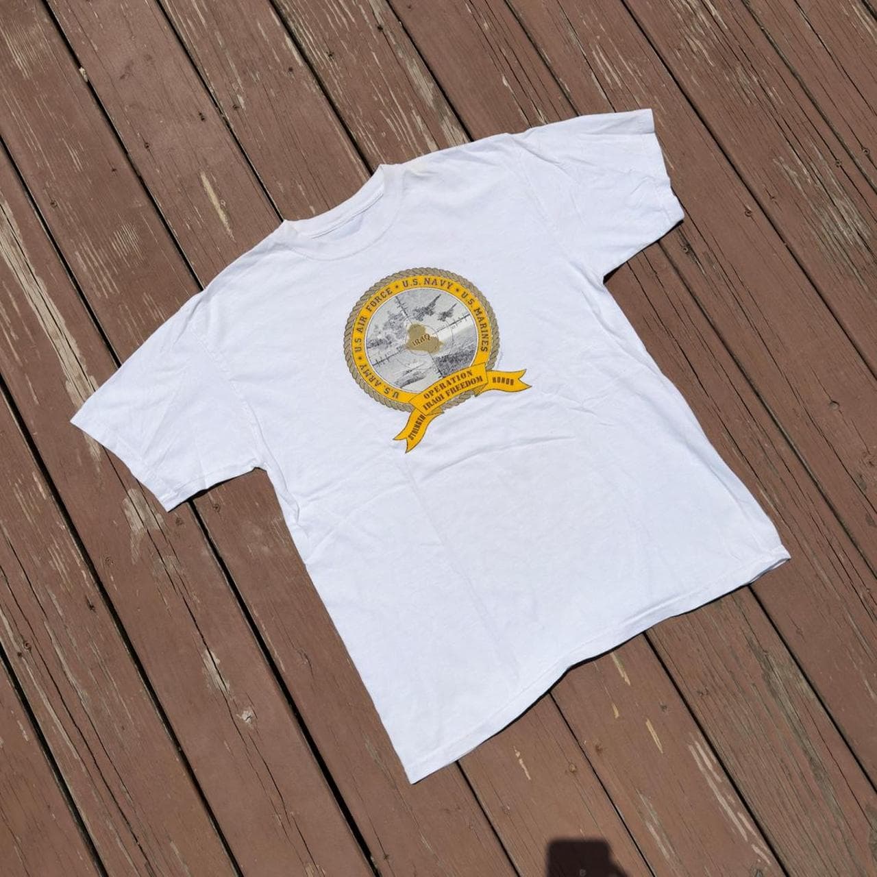 Super Rare Early 2000s Operation Iraqi Freedom Tee - Thumbnail 7