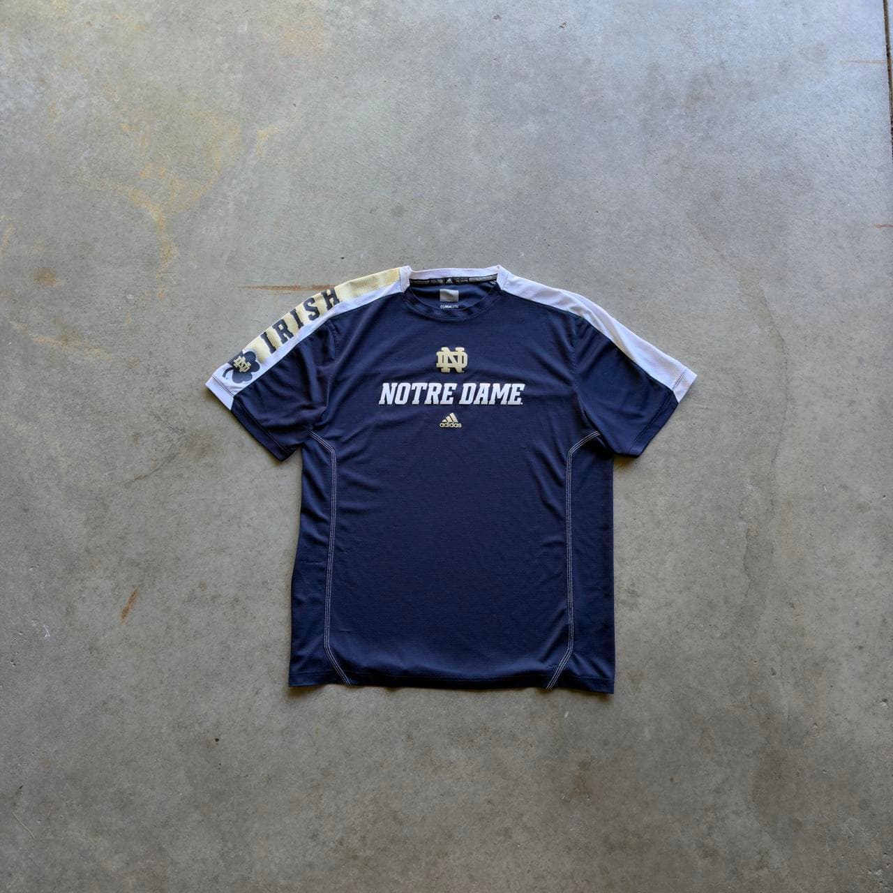 Super Rare Early 2000s Adidas Notre Dame Fighting Baseball Jersey - INSANE CRAZY GRAIL