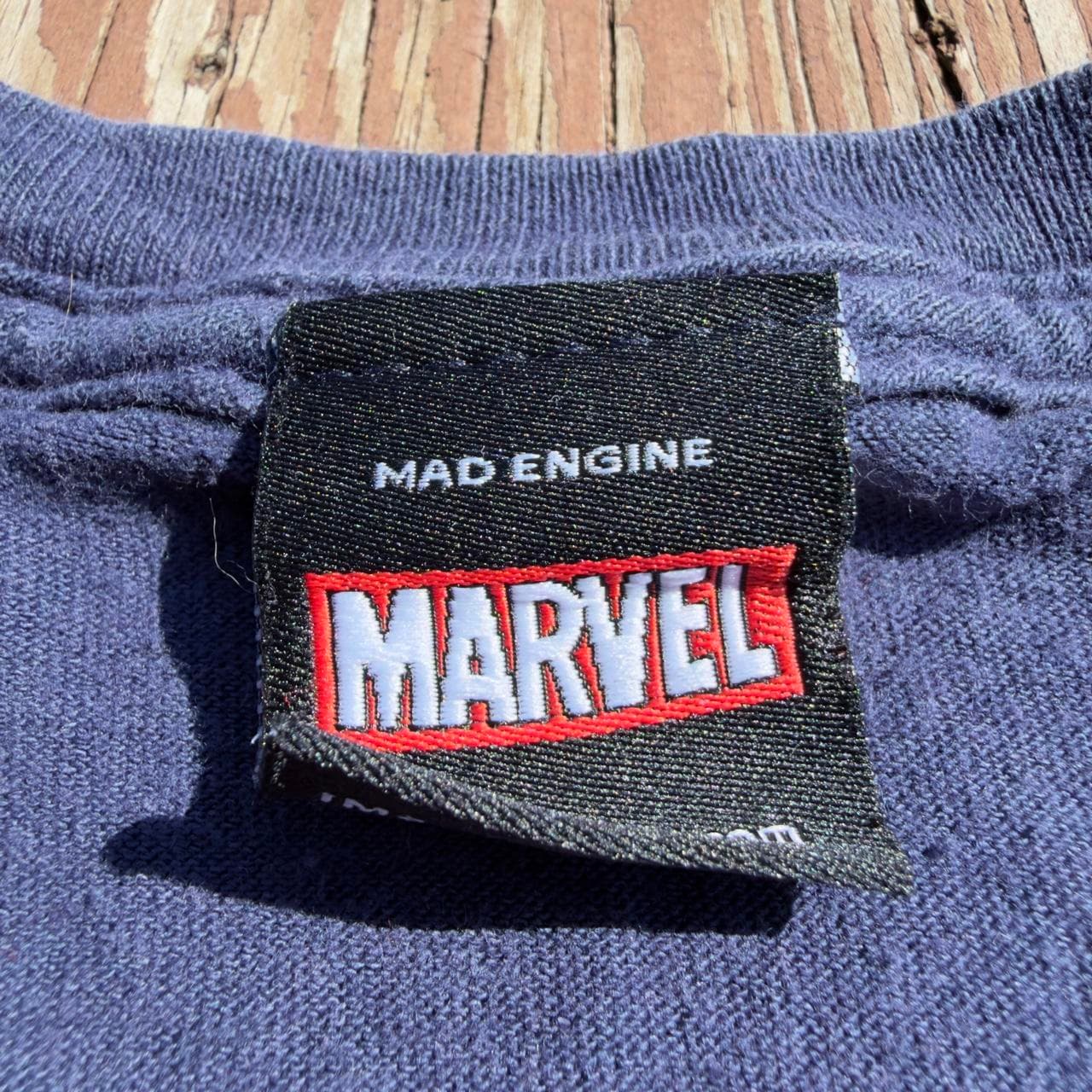 Super Rare 2011 Marvel Captain America Tee - Mad Engine Grail - Thumbnail 2