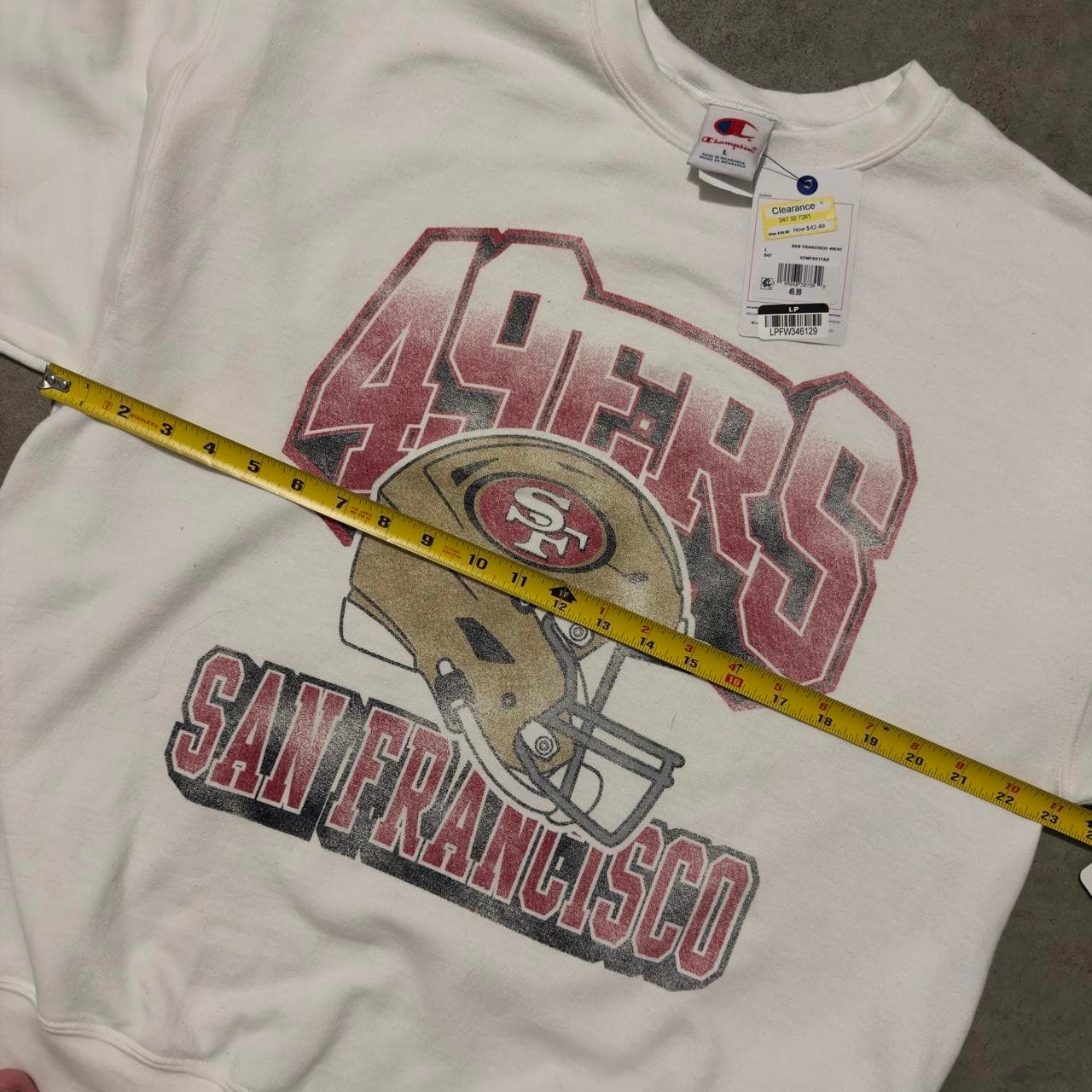 Super Rare NFL Team Apparel San Francisco 49ers Sweatshirt - Deadstock GRAIL - Thumbnail 7