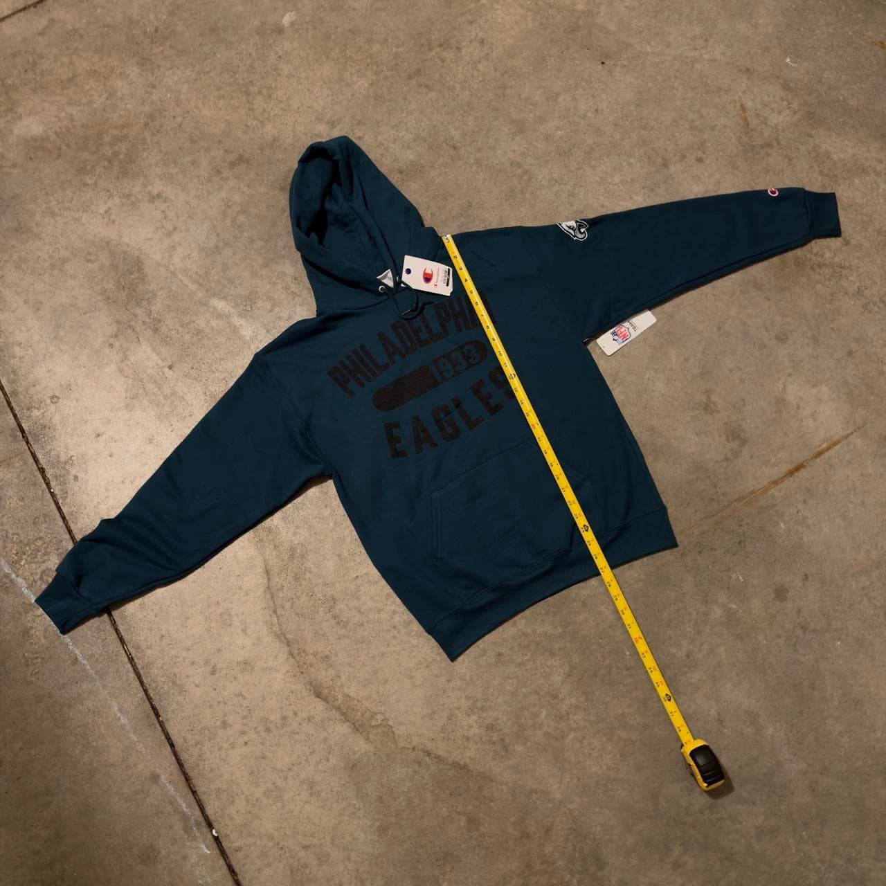 Super Rare Philadelphia Eagles 1933 Champion Hoodie - Deadstock GRAIL - Thumbnail 5