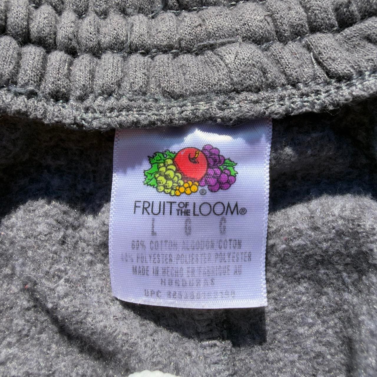 Super Rare 90s Fruit of the Loom Grey Sweatpants - GRAIL - Thumbnail 2