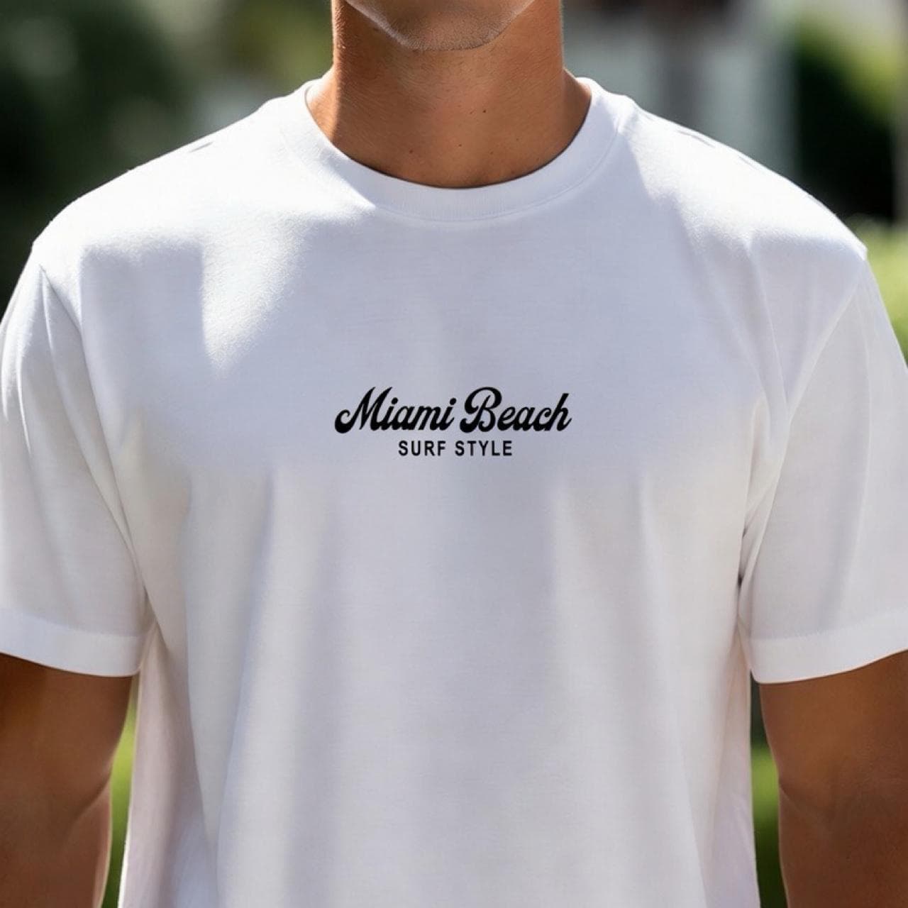 SUPER RARE Early 2000s Surf Style “Miami Beach” Graphic Tee - Y2K GRAIL - Thumbnail 5