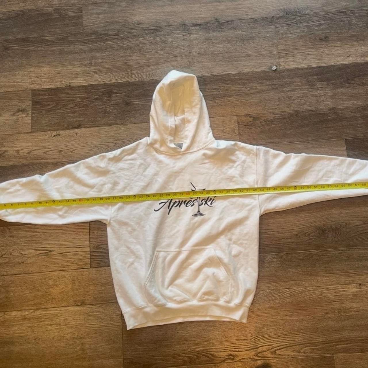 Super Rare Vintage Early 2000s “Après Ski” Martini Graphic Hoodie - Y2K GRAIL - Thumbnail 5