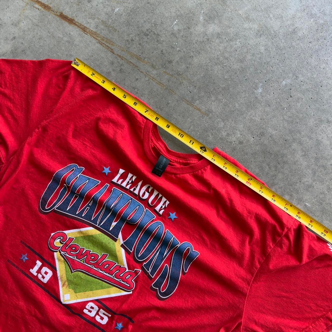 Super Rare 1995 Cleveland Indians World Series Tee - SUPER RARE 90s MLB Grail - Thumbnail 6