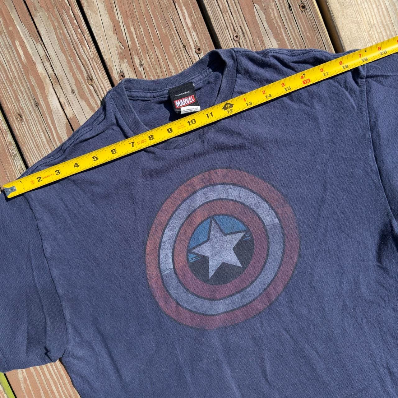 Super Rare 2011 Marvel Captain America Tee - Mad Engine Grail - Thumbnail 7