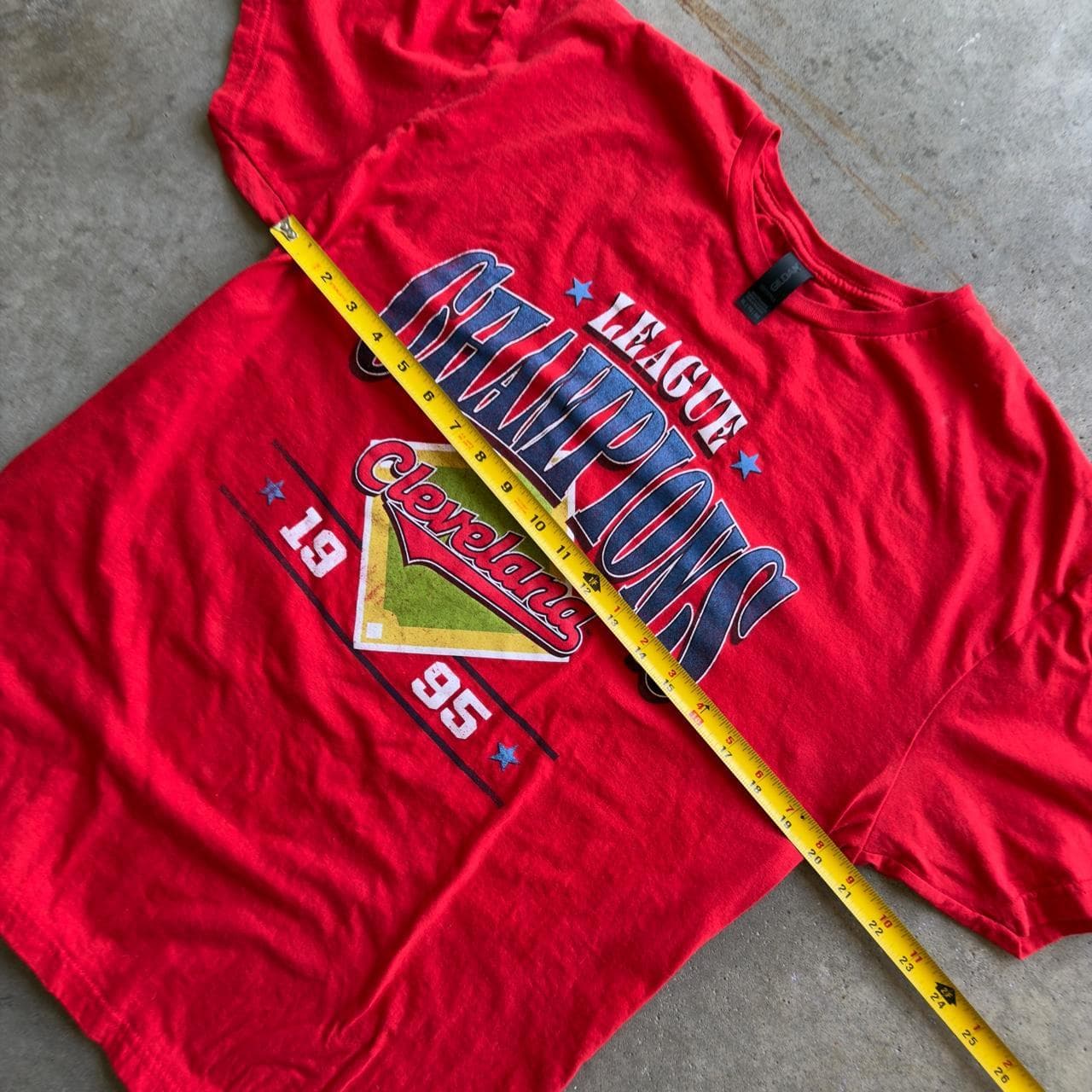 Super Rare 1995 Cleveland Indians World Series Tee - SUPER RARE 90s MLB Grail - Thumbnail 5