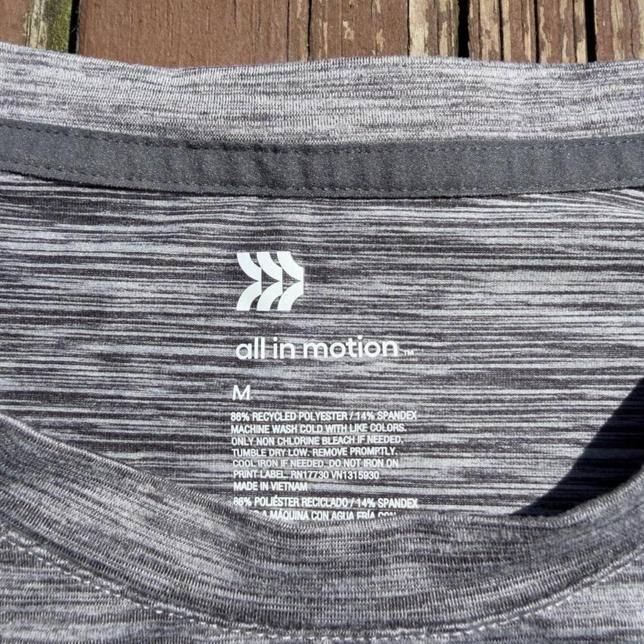 Rare Early 2000s All in Motion Heather Grey Tee Shirt Grail - Thumbnail 8