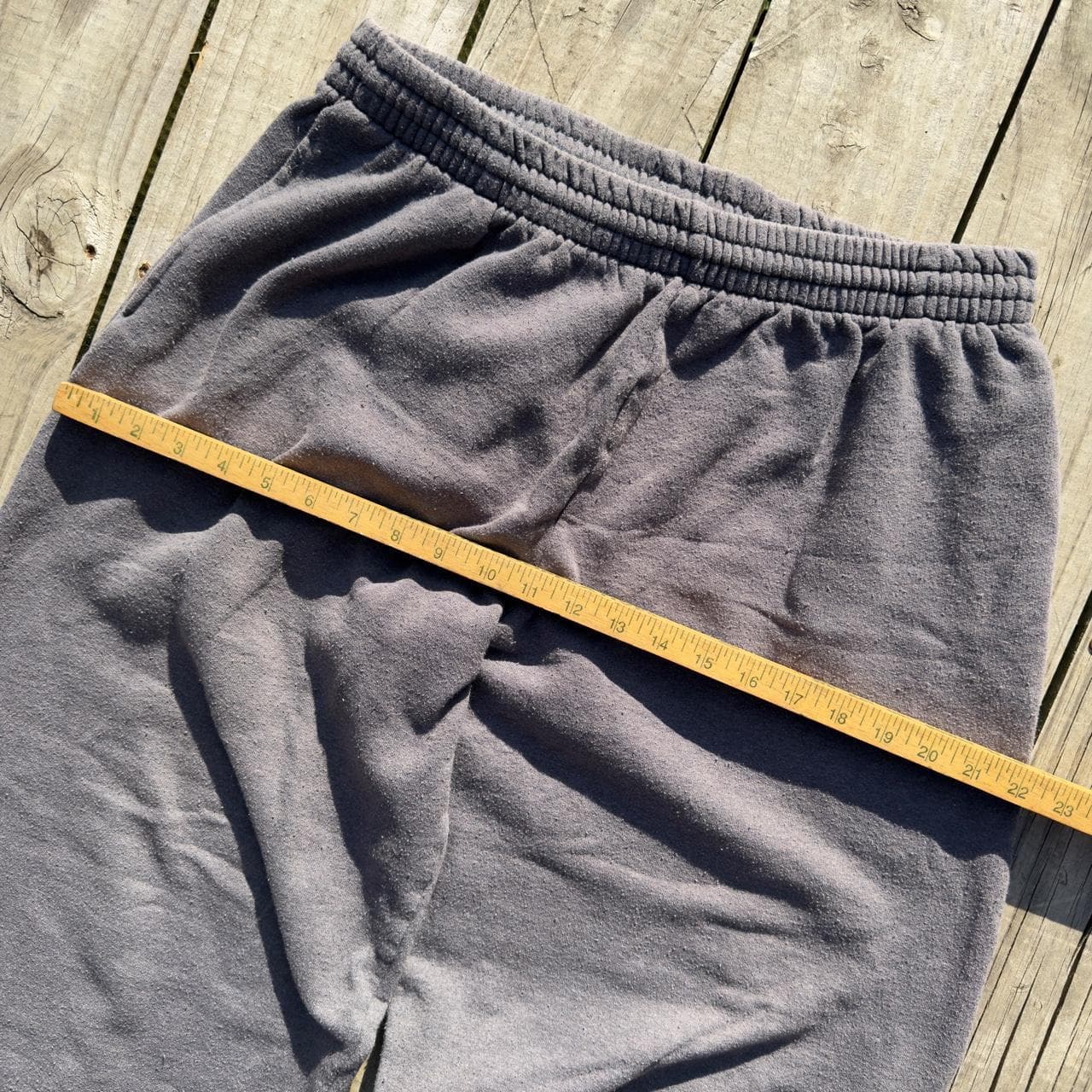 Super Rare 90s Fruit of the Loom Grey Sweatpants - GRAIL - Thumbnail 8
