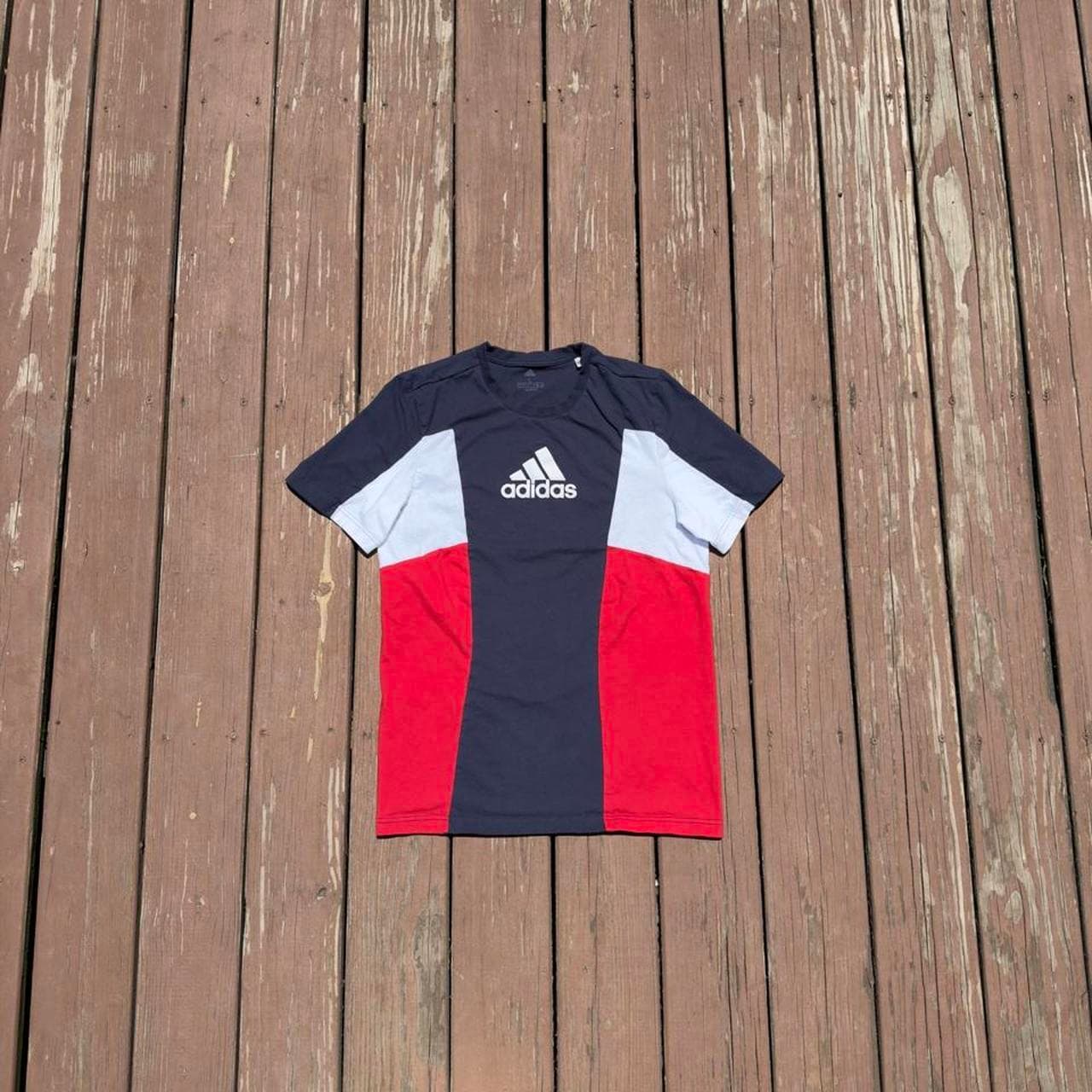 Super Rare Early 2000s Grail Adidas Colorblock Tee - Y2K GRAIL