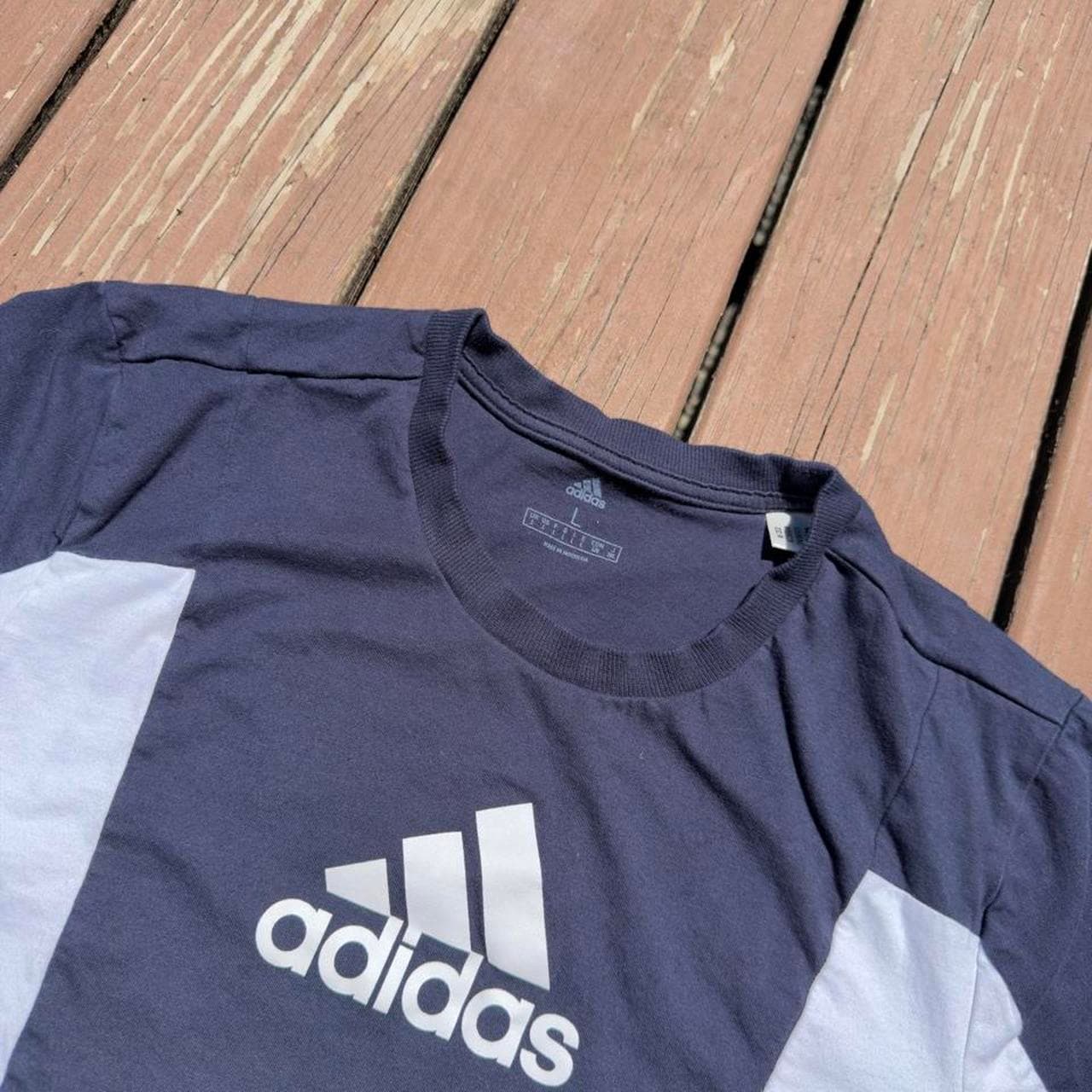 Super Rare Early 2000s Grail Adidas Colorblock Tee - Y2K GRAIL - Thumbnail 2