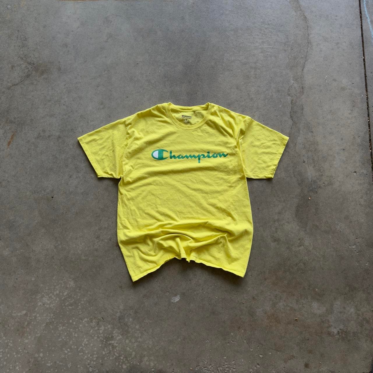 Super RARE Early 2000s Champion Script Logo Tee - Y2K GRAIL