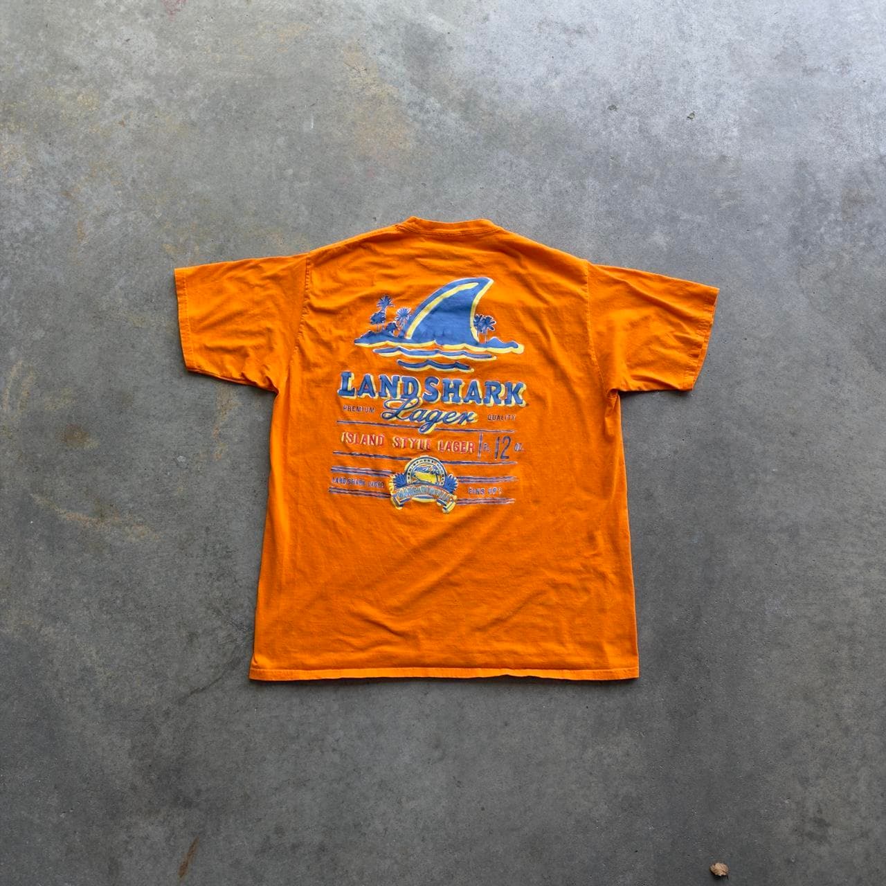 SUPER RARE Early 2000s Landshark Lager Tee - Y2K GRAIL - Thumbnail 2