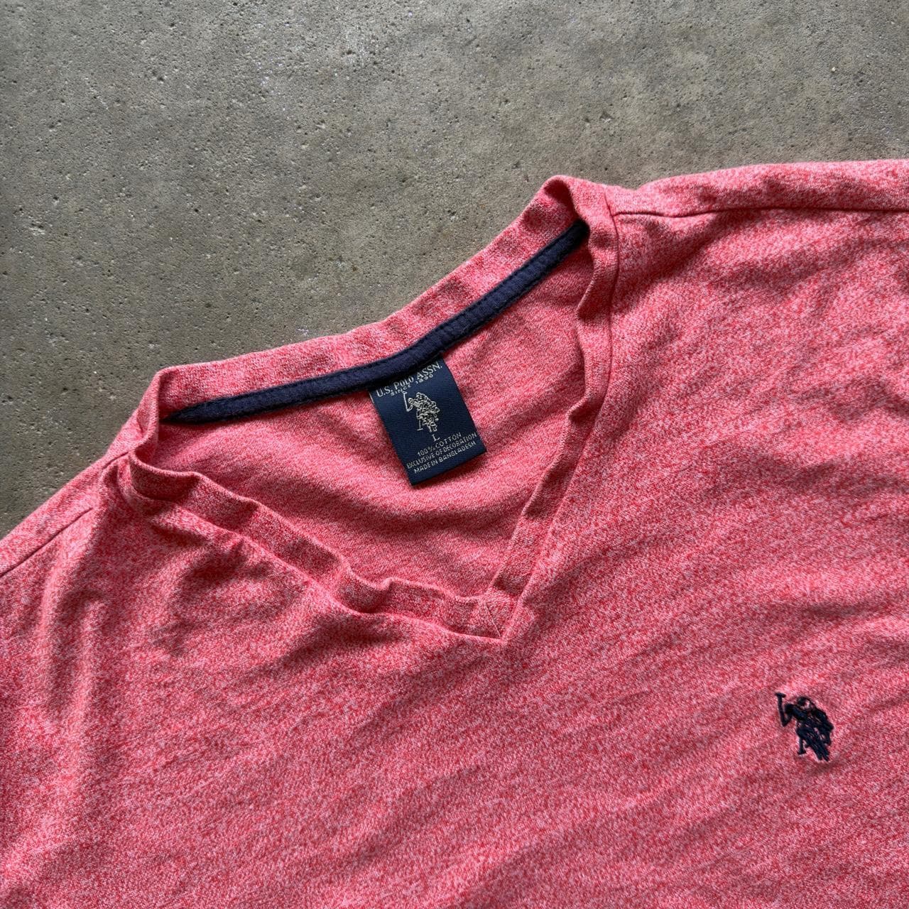 Super Rare Early 2000s U.S. Polo Assn Salmon Tee - GRAIL - Thumbnail 2