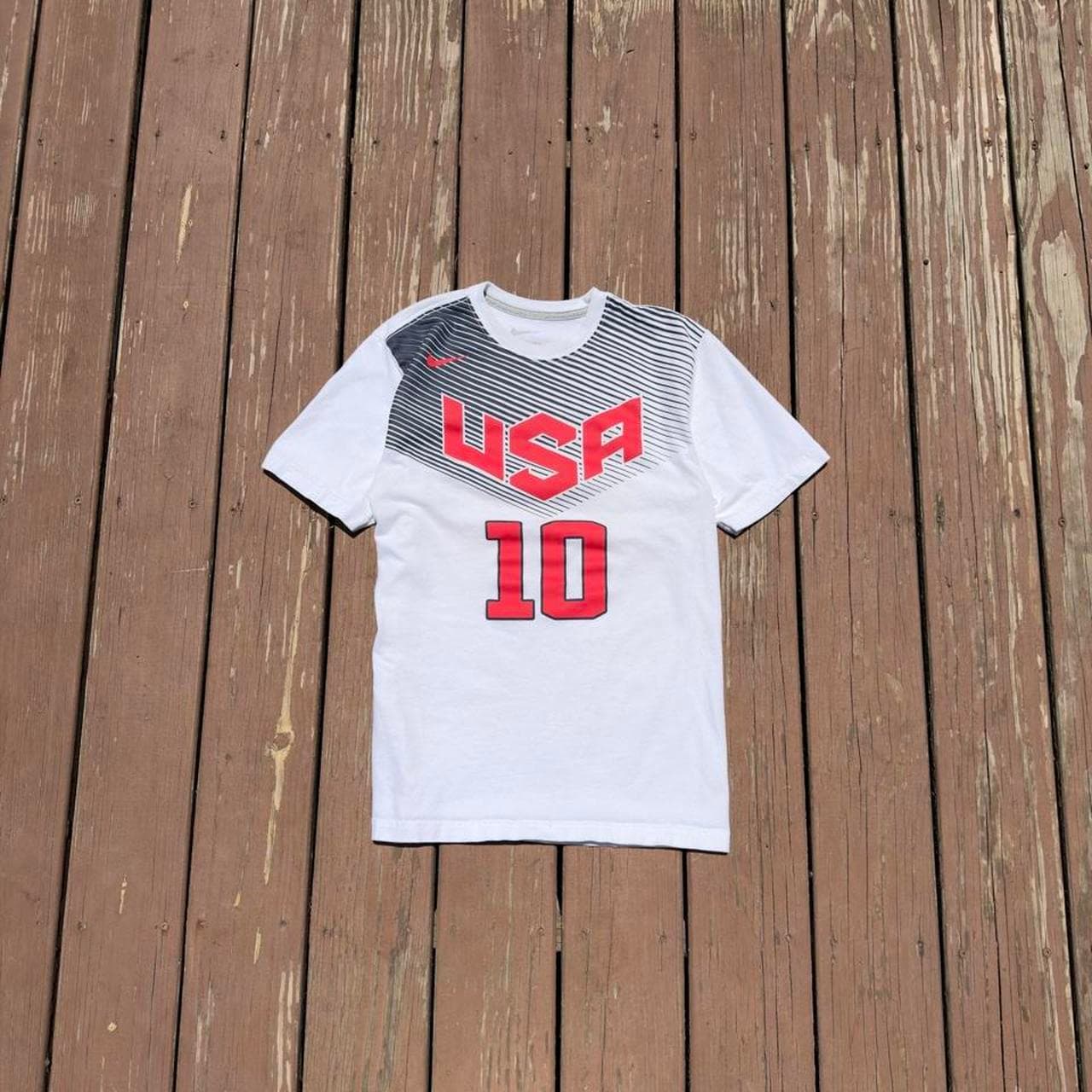 Super Rare Nike USA Dream Team 2012 Kyrie Irving 10 Olympics T-Shirt