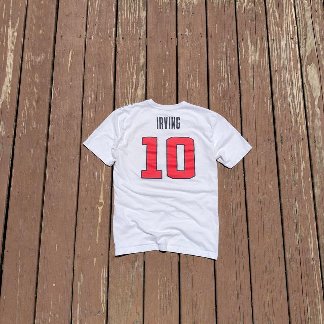 Super Rare Nike USA Dream Team 2012 Kyrie Irving 10 Olympics T-Shirt - Thumbnail 2