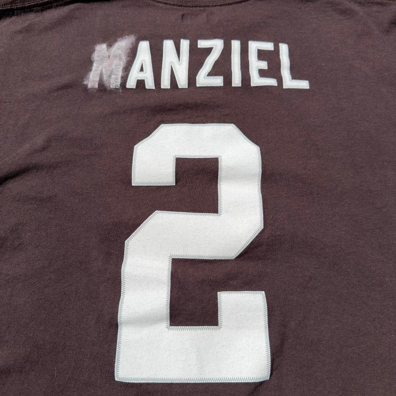 Vintage 2000s Cleveland Browns Johnny Manziel Johnny Football T-Shirt - Thumbnail 3