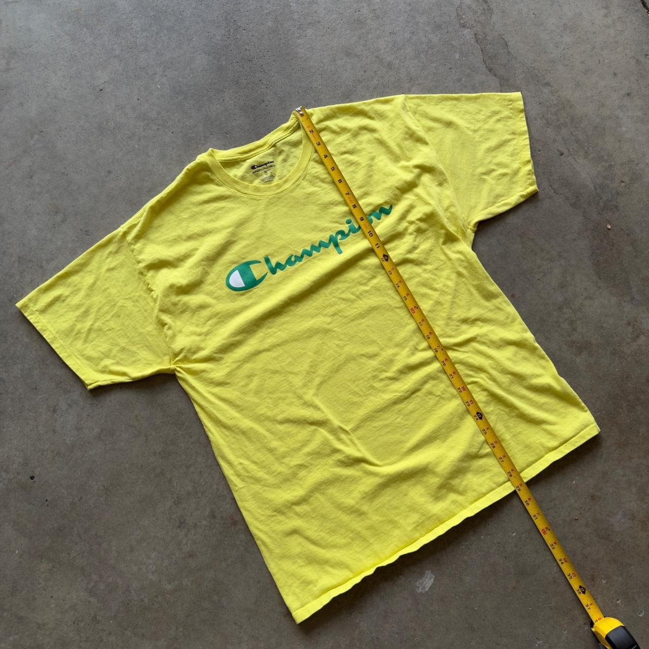 Super RARE Early 2000s Champion Script Logo Tee - Y2K GRAIL - Thumbnail 8