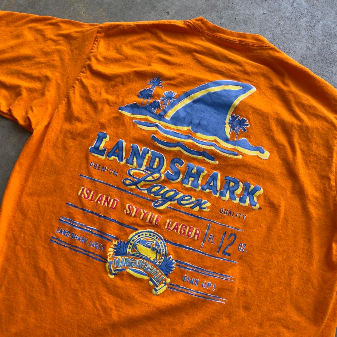 SUPER RARE Early 2000s Landshark Lager Tee - Y2K GRAIL - Thumbnail 3