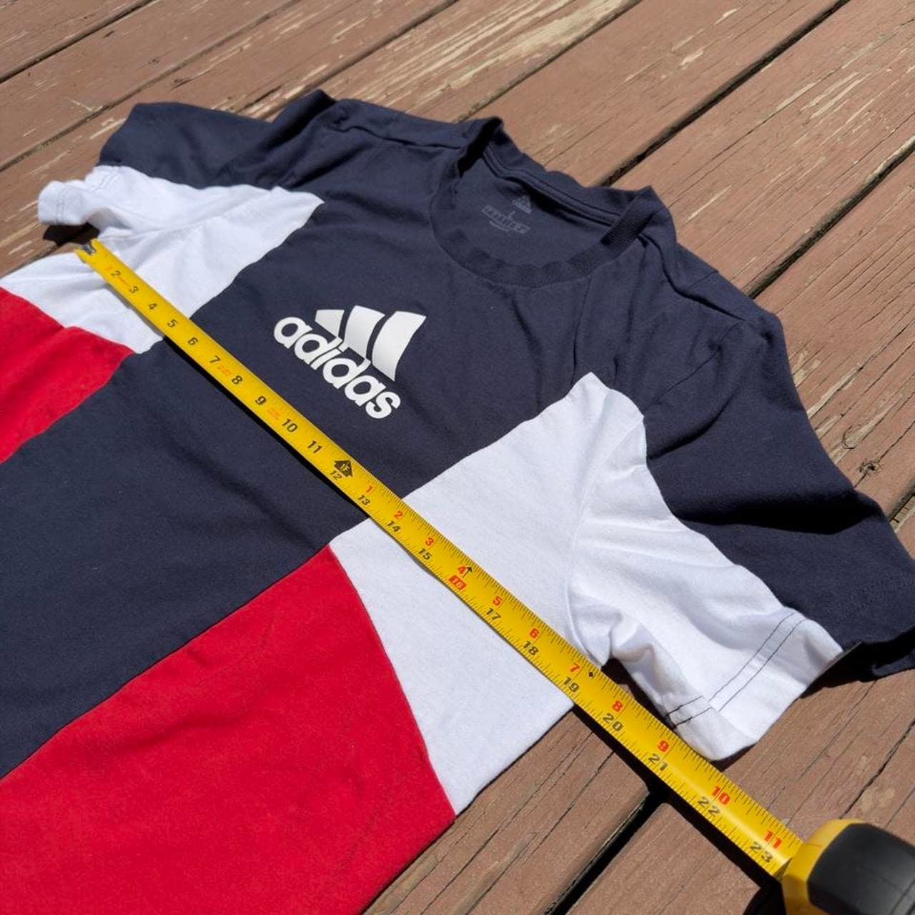 Super Rare Early 2000s Grail Adidas Colorblock Tee - Y2K GRAIL - Thumbnail 5
