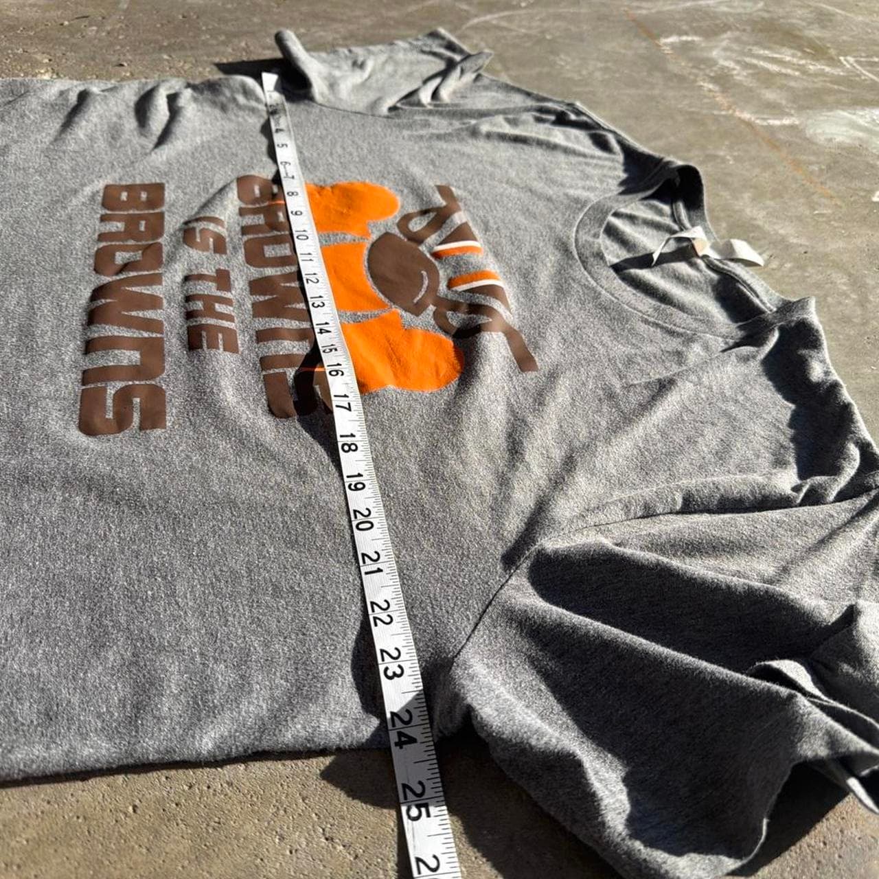 Bella+Canvas Cleveland Browns T-Shirt Grey NFL Funny Trendy Joke Tee “Browns Is The Browns” - Thumbnail 4