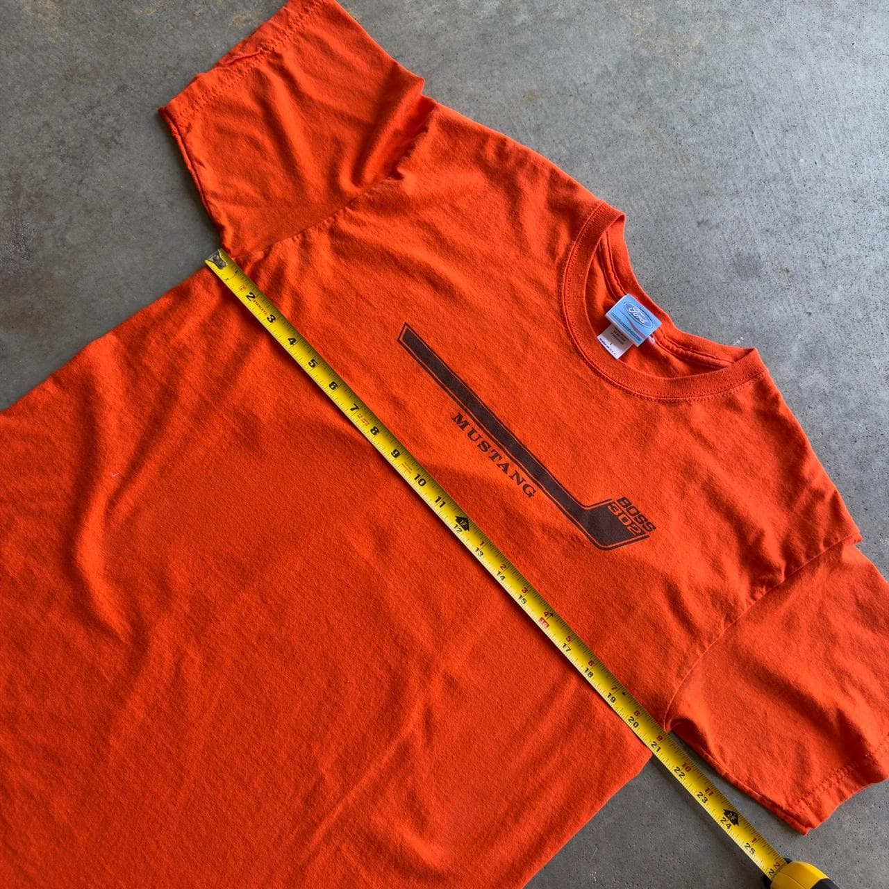 Super Rare Early 2000s Ford Mustang Boss 302 Vintage Tee - Y2K Grail - Thumbnail 7