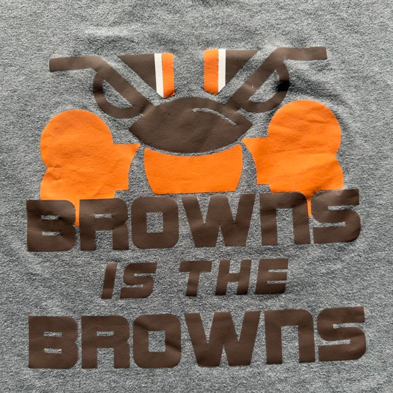 Bella+Canvas Cleveland Browns T-Shirt Grey NFL Funny Trendy Joke Tee “Browns Is The Browns” - Thumbnail 3