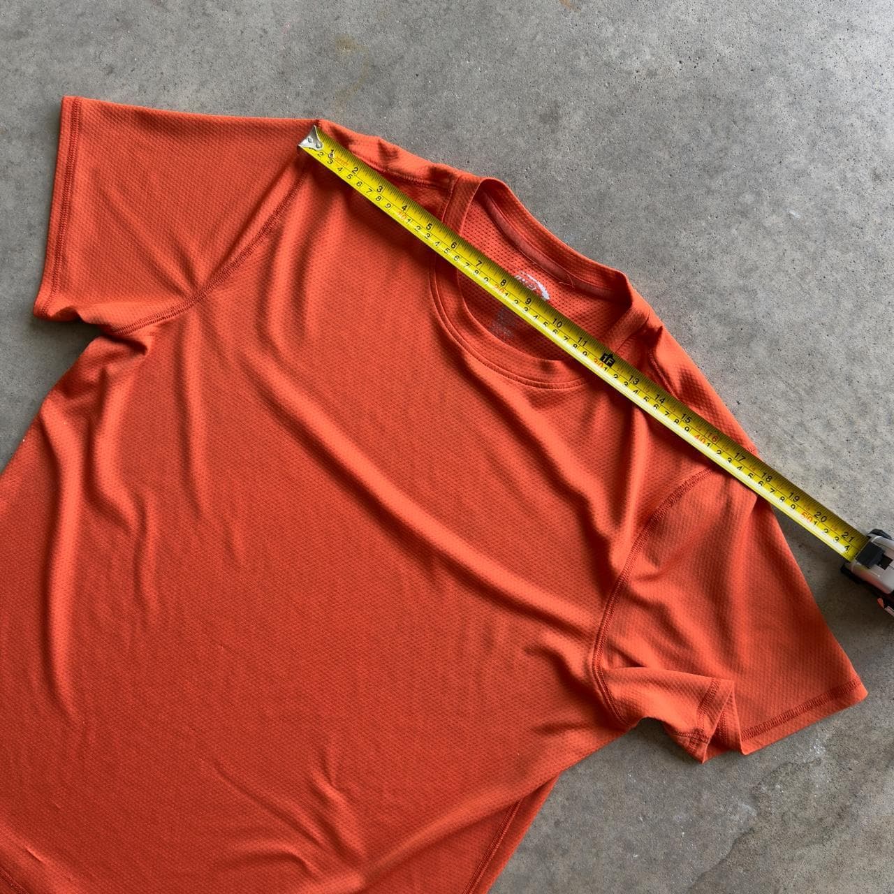 Super Rare Early 2000s MRA Sports Orange Mesh Athletic Tee - CRAZY GRAIL - Thumbnail 5