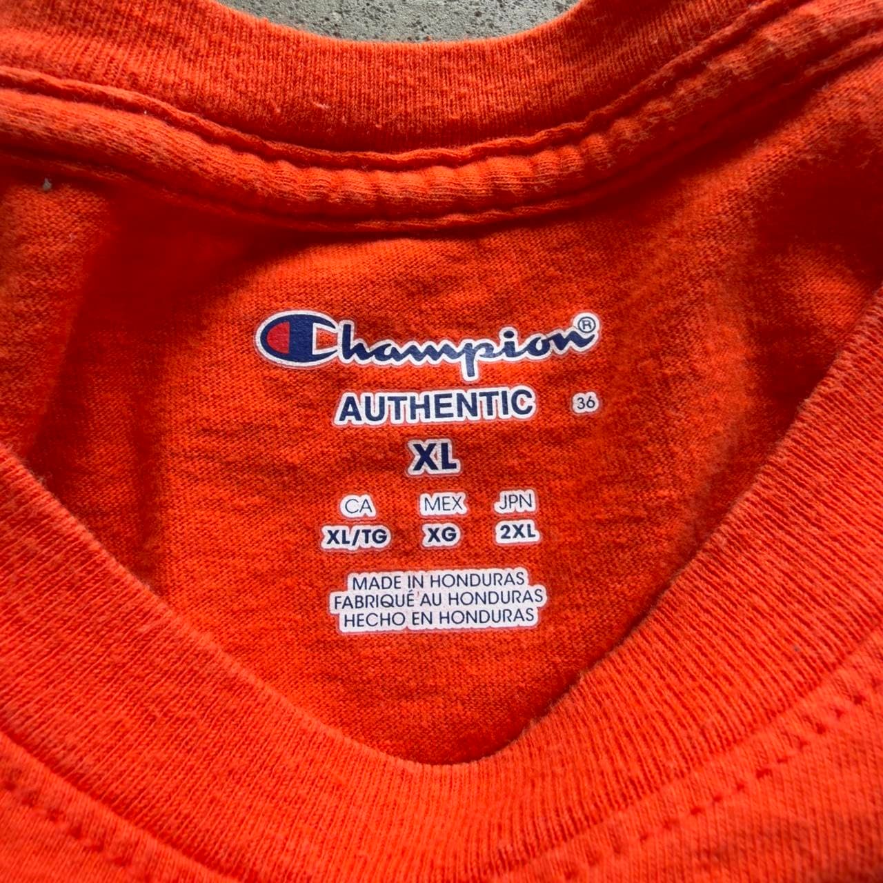 Super Rare Early 2000s Orange Champion Tee - GRAIL - Thumbnail 4
