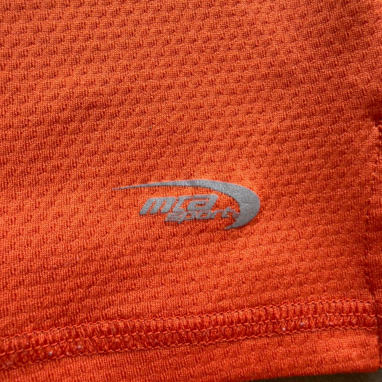 Super Rare Early 2000s MRA Sports Orange Mesh Athletic Tee - CRAZY GRAIL - Thumbnail 4