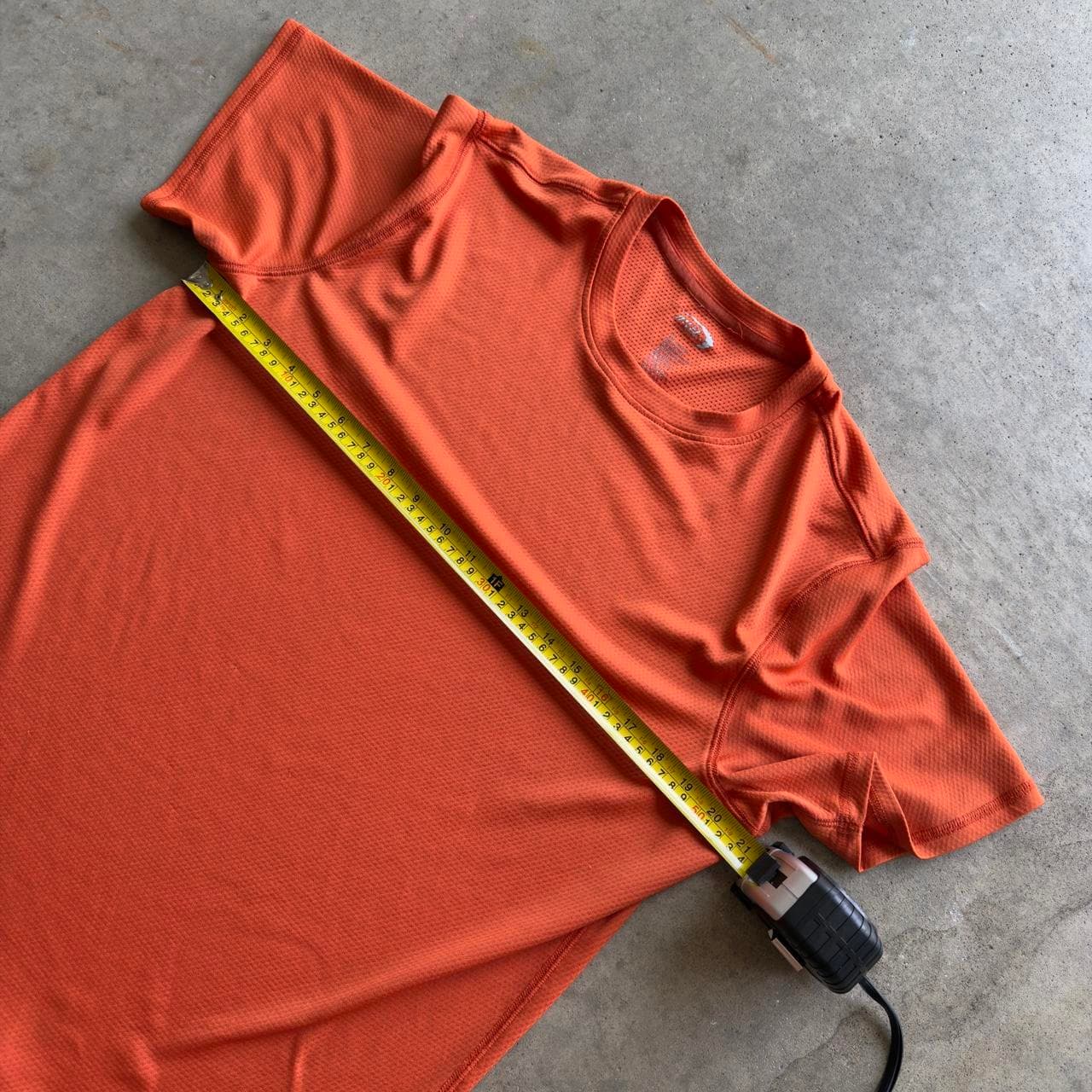 Super Rare Early 2000s MRA Sports Orange Mesh Athletic Tee - CRAZY GRAIL - Thumbnail 7