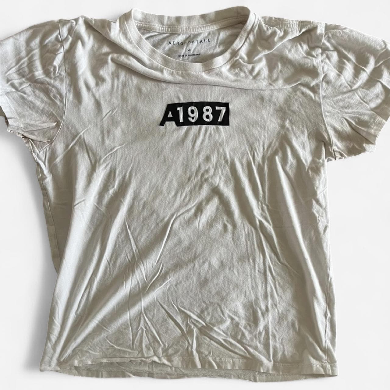 Super Rare Early 2000s Aéropostale “A1987” Throwback Logo Tee • Y2K GRAIL