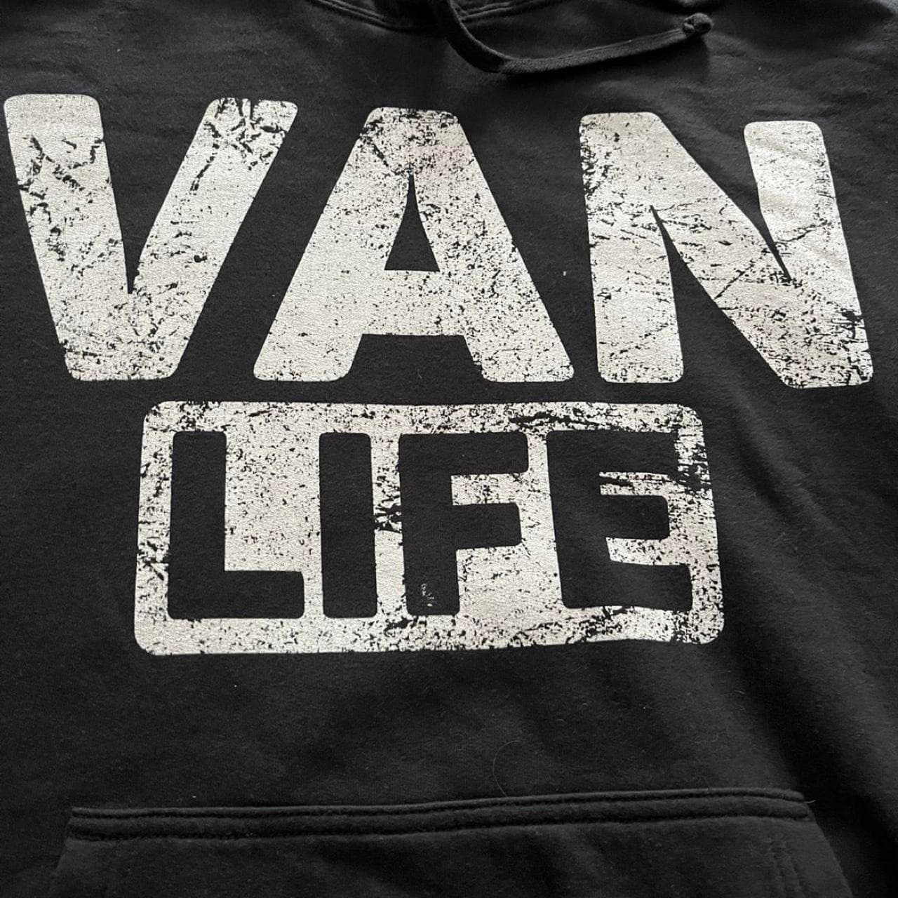 Super Rare Early 2000s Black Hoodie - Y2K GRAIL - Thumbnail 2