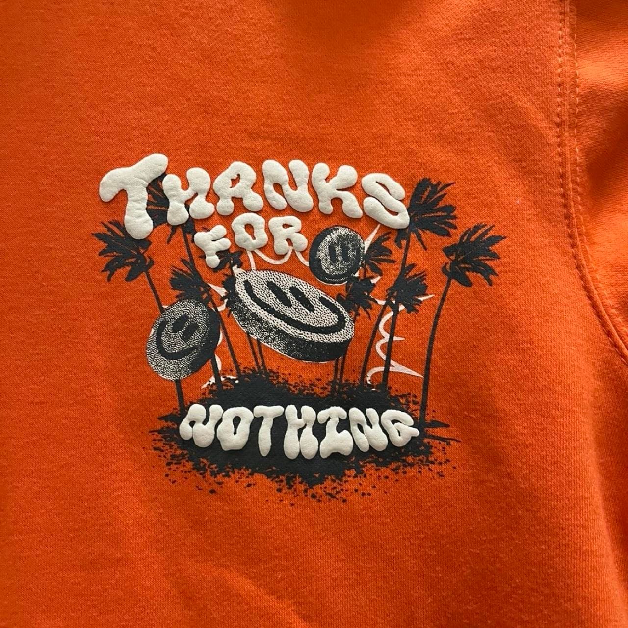 SUPER RARE Early 2000s Orange Hoodie - Thumbnail 3