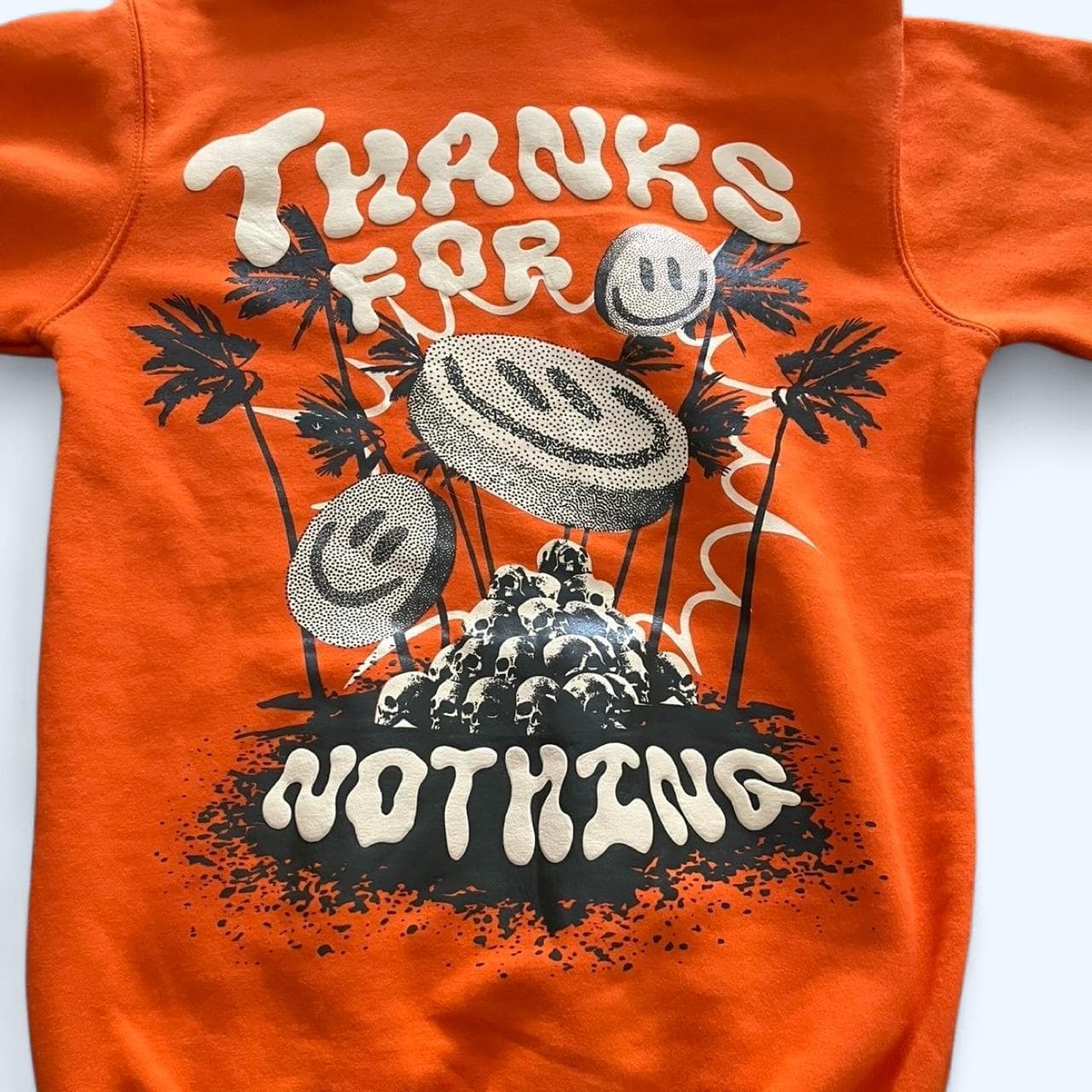 SUPER RARE Early 2000s Orange Hoodie - Thumbnail 2