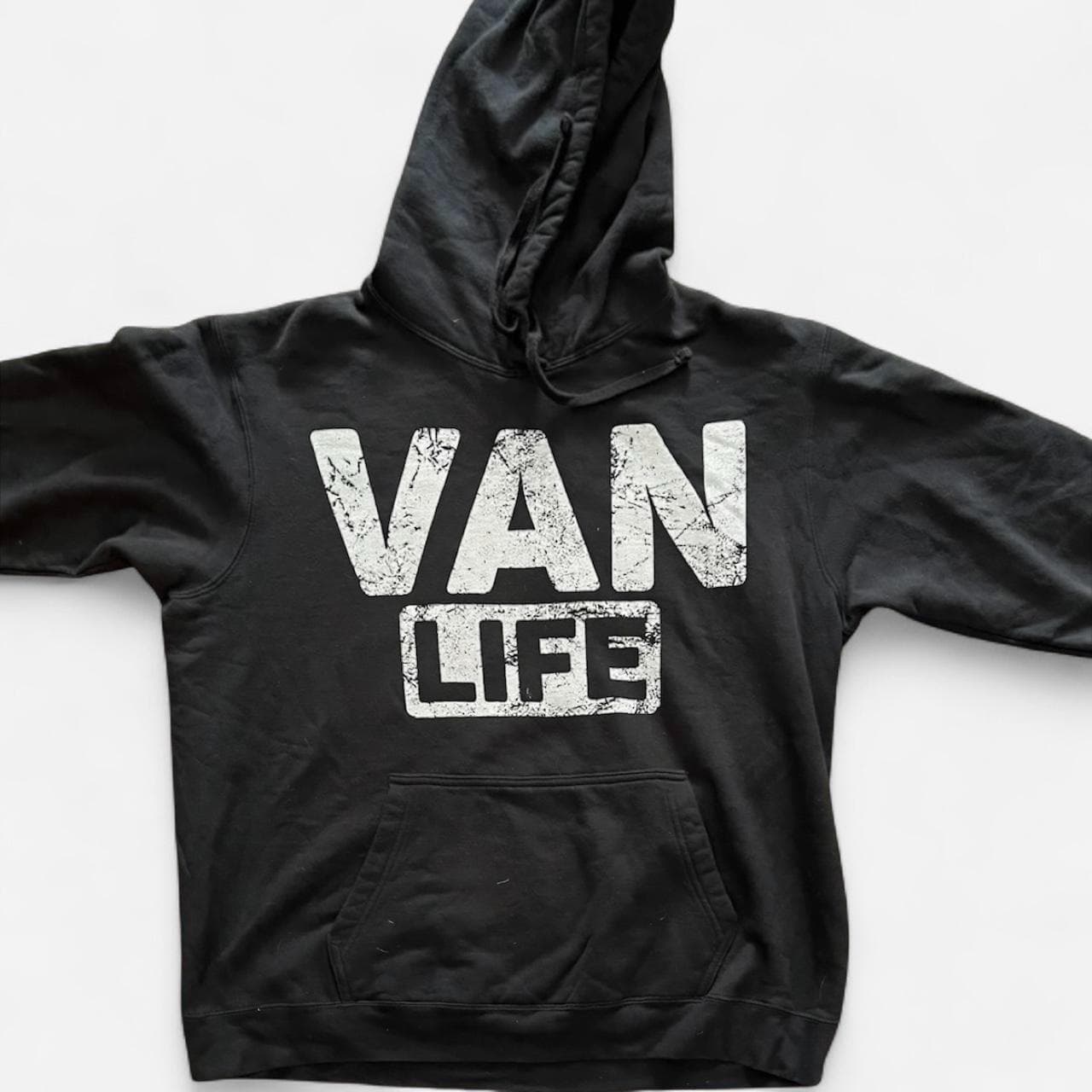 Super Rare Early 2000s Black Hoodie - Y2K GRAIL - Thumbnail 4