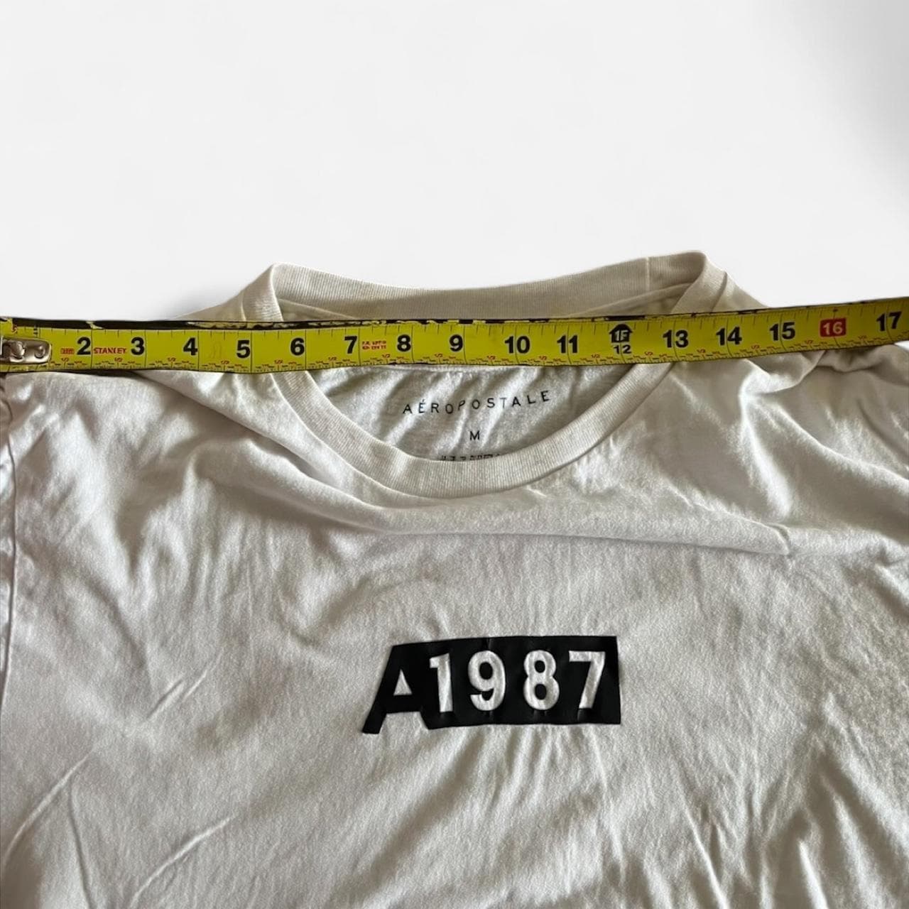 Super Rare Early 2000s Aéropostale “A1987” Throwback Logo Tee • Y2K GRAIL - Thumbnail 4
