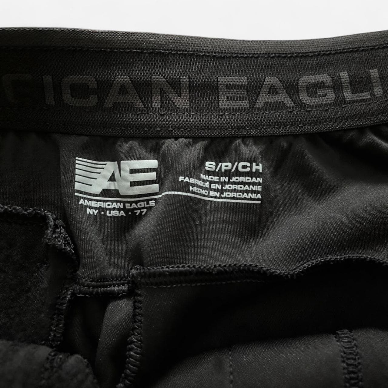 Super Rare Early 2000s American Eagle Black Sweatpants w/ Zipper Pockets - Y2K GRAIL - Thumbnail 5