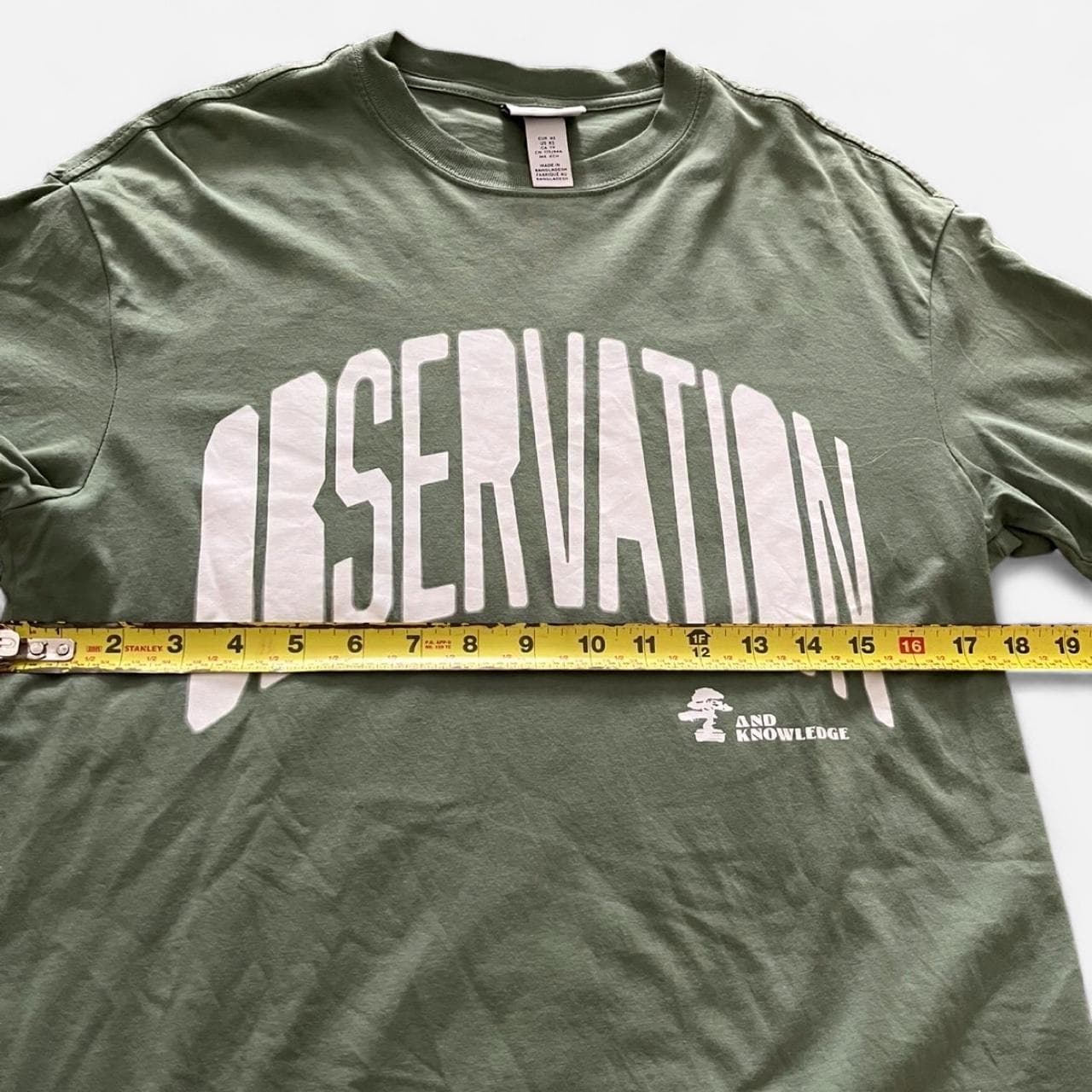Super Rare Early 2000s H&M “OBSERVATION” Tee - GRAIL - Thumbnail 6