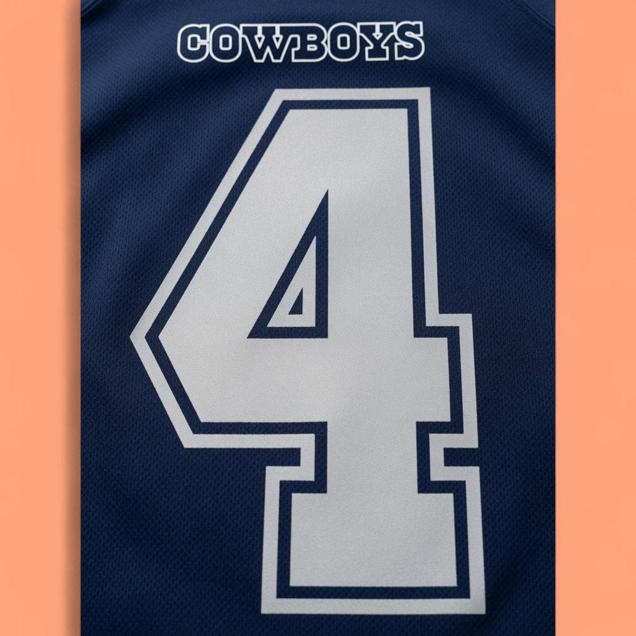 Super Rare Dak Prescott Dallas Cowboys Jersey | NFL GRAIL - Thumbnail 4