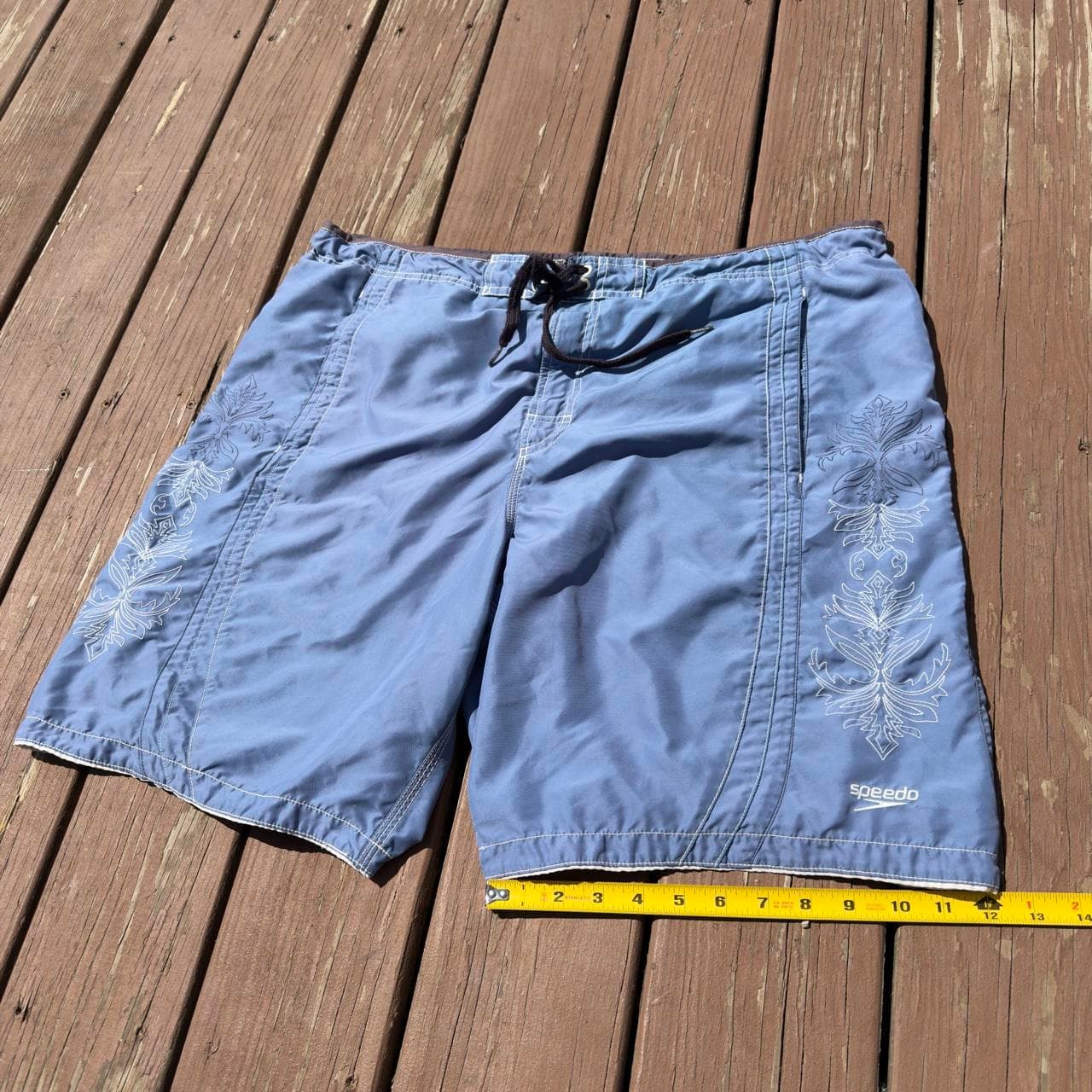 ULTRA RARE EARLY 2000s SPEEDO Y2K GRAIL BOARD TRUNKS - Thumbnail 8