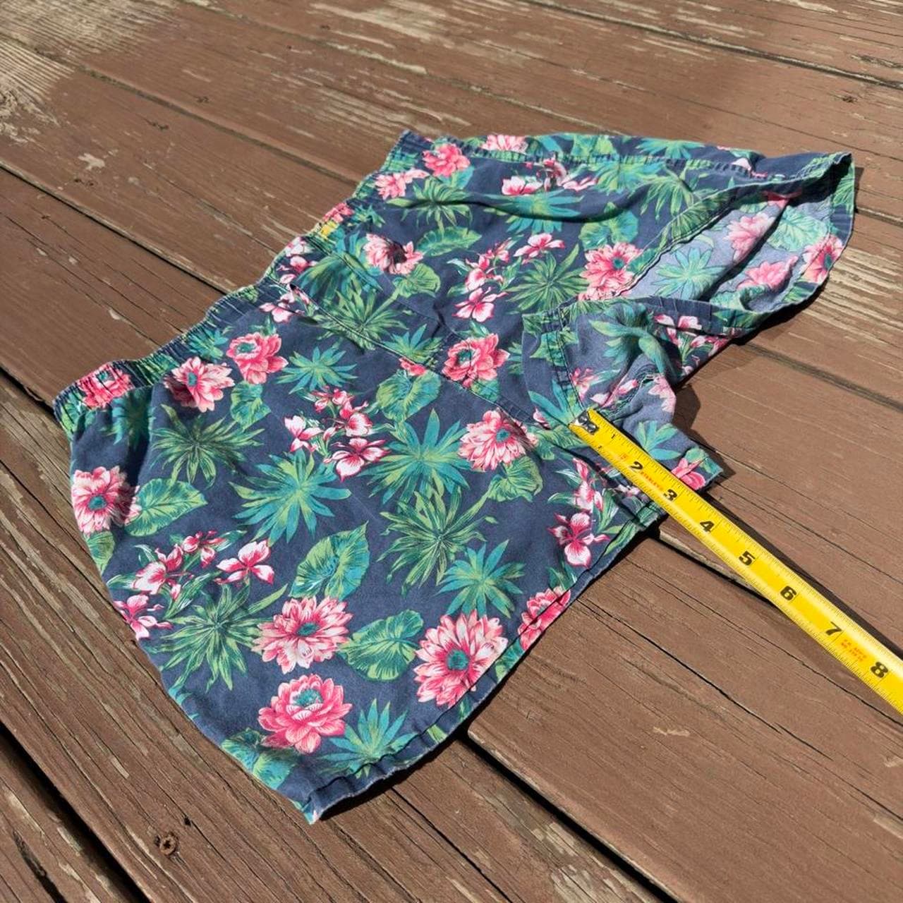 Rare Early 2000s Gap Grail Floral Rose Boxer Shorts - Thumbnail 7