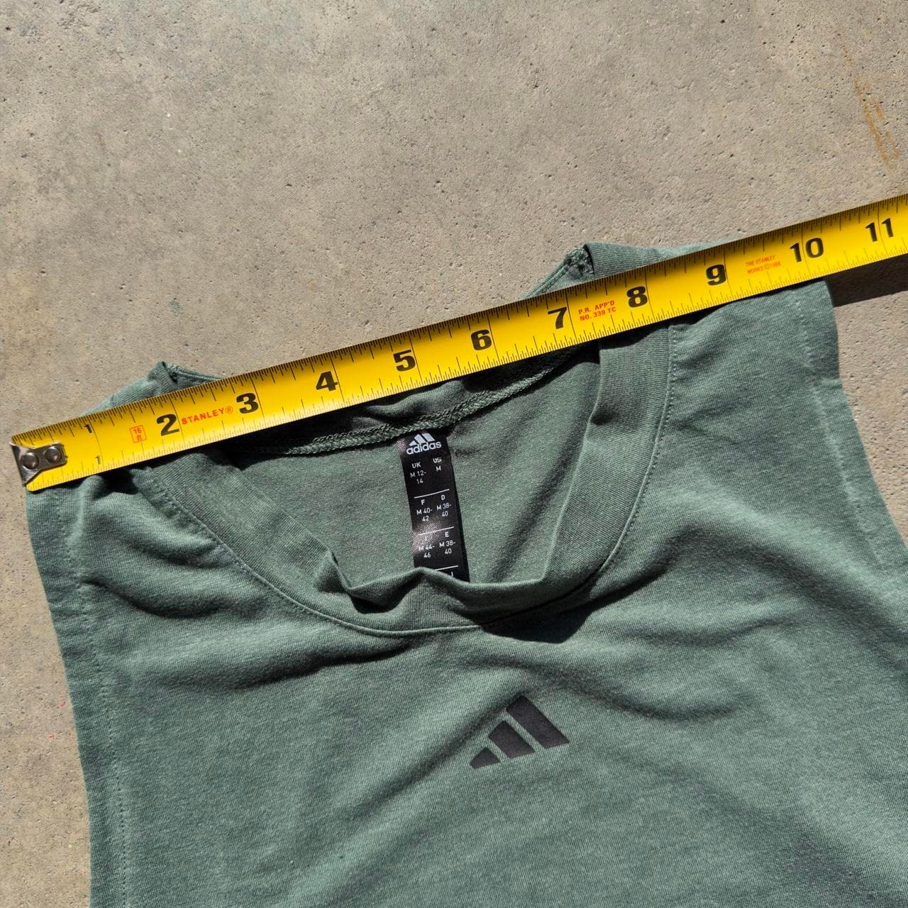 Super Rare Early 2000s Adidas Green Tank Top - Rare Vintage Grail - Thumbnail 8