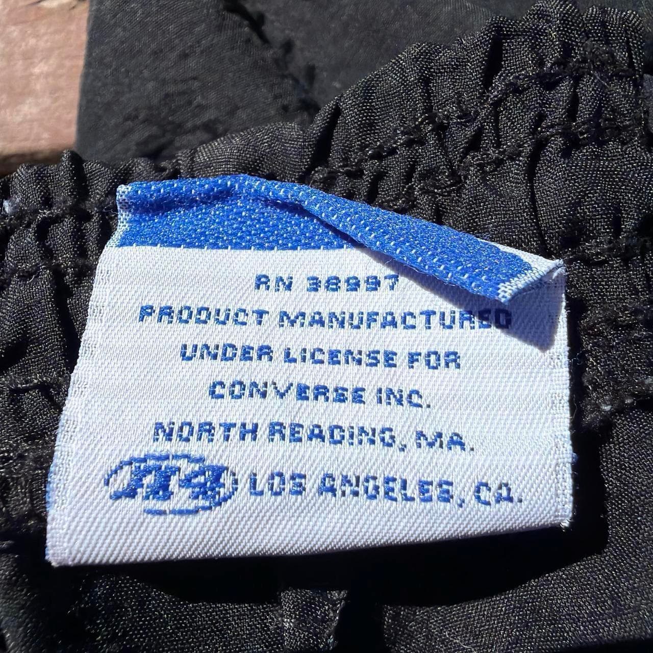 ULTRA RARE 1980s CONVERSE NYLON TRACK PANTS - 80s GRAIL - Thumbnail 4