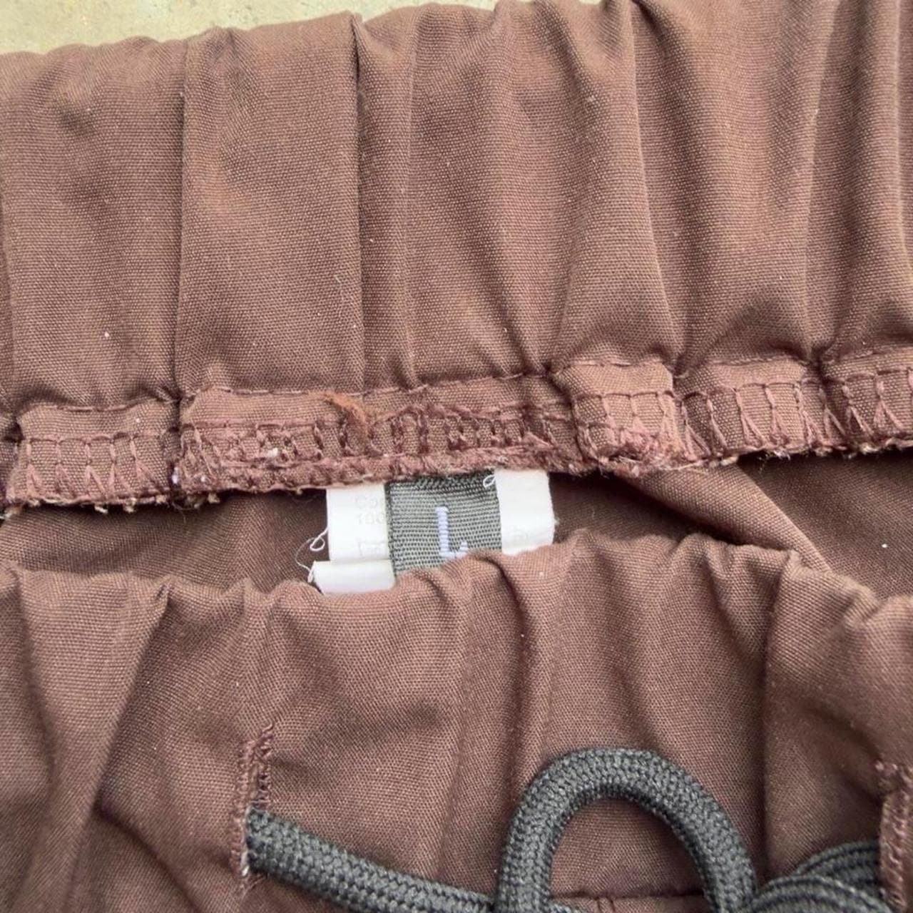 Super Rare Early 2000s Grail Brown Track Pants - Thumbnail 2