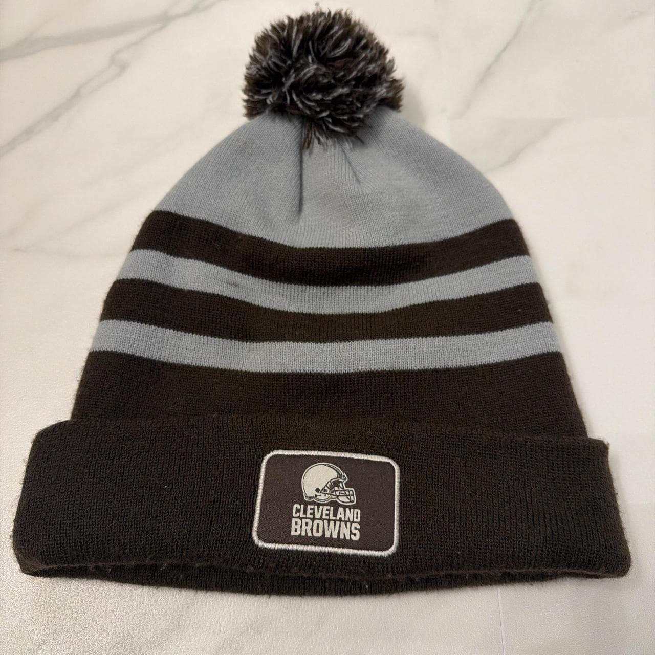 Cleveland Browns NFL Fanatics Pom Beanie Hat