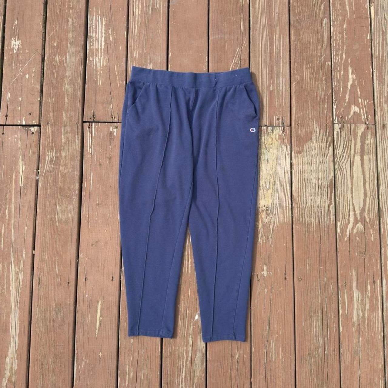 Rare Vintage Y2K Grail Champion Sweatpants w/ Embroidered Retro Logo